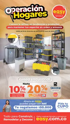 Easy - Catálogo Aseo y organización -  Vista previa de la revista de la tienda Easy valido desde el 18.12.2025