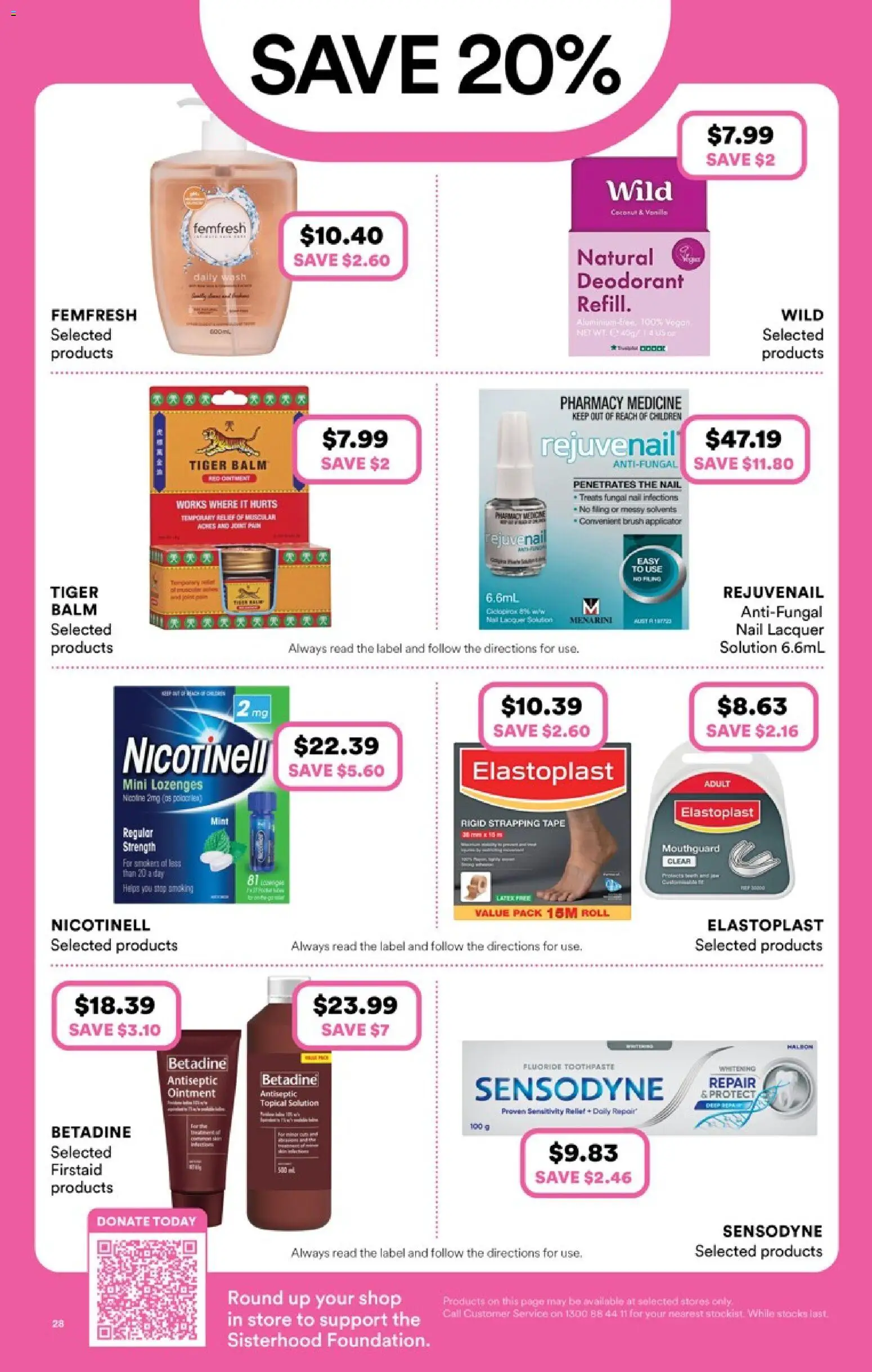 Priceline Pharmacy catalogue - valid from 25.03.2026 | Page: 28 | Products: Brush, Deodorant, Toothpaste