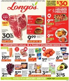Preview of Longo's weekly flyer / circulaire from shop Longo's valid from 21.08.2025
