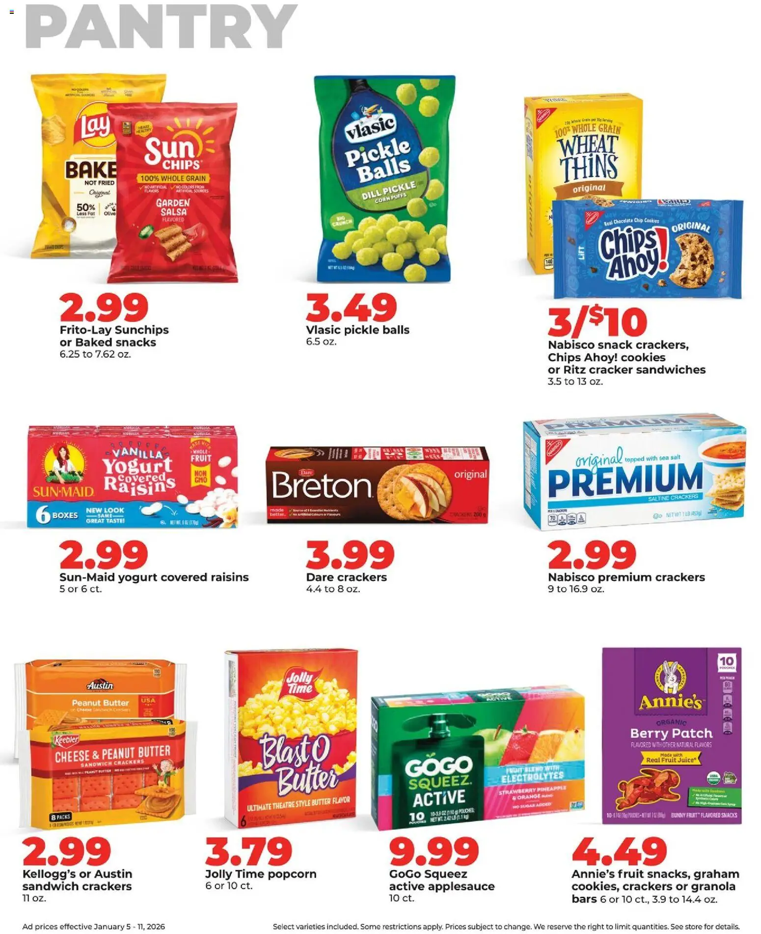 HyVee Weekly Ad - valid from 05.01.2026 | Page: 23 | Products: Butter, Pineapple, Chips, Cookies