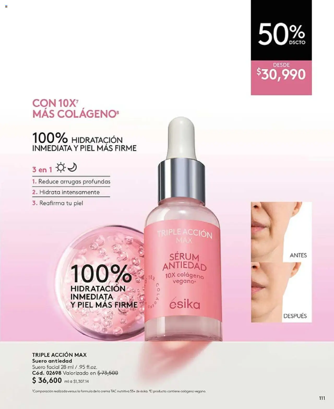 Ésika revista - valida desde el 05.09.2025 | Página: 111 | Productos: Crema, Serum