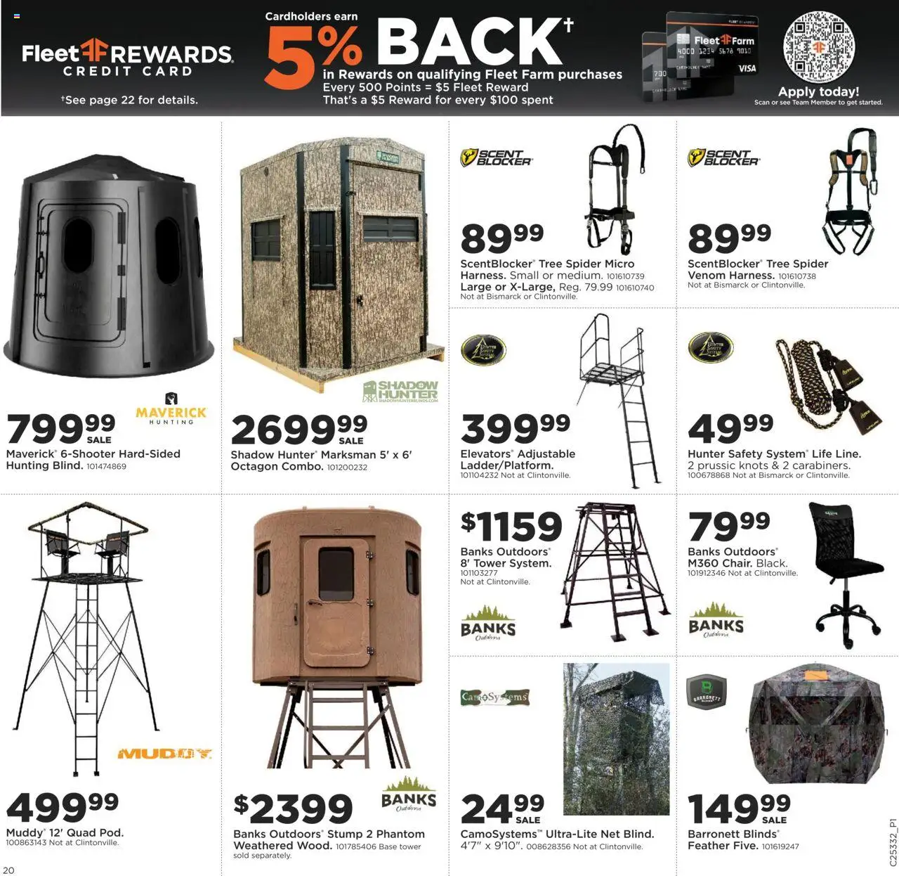Mills Fleet Farm Gear Up For the Hunt - valid from 14.08.2025 | Page: 20