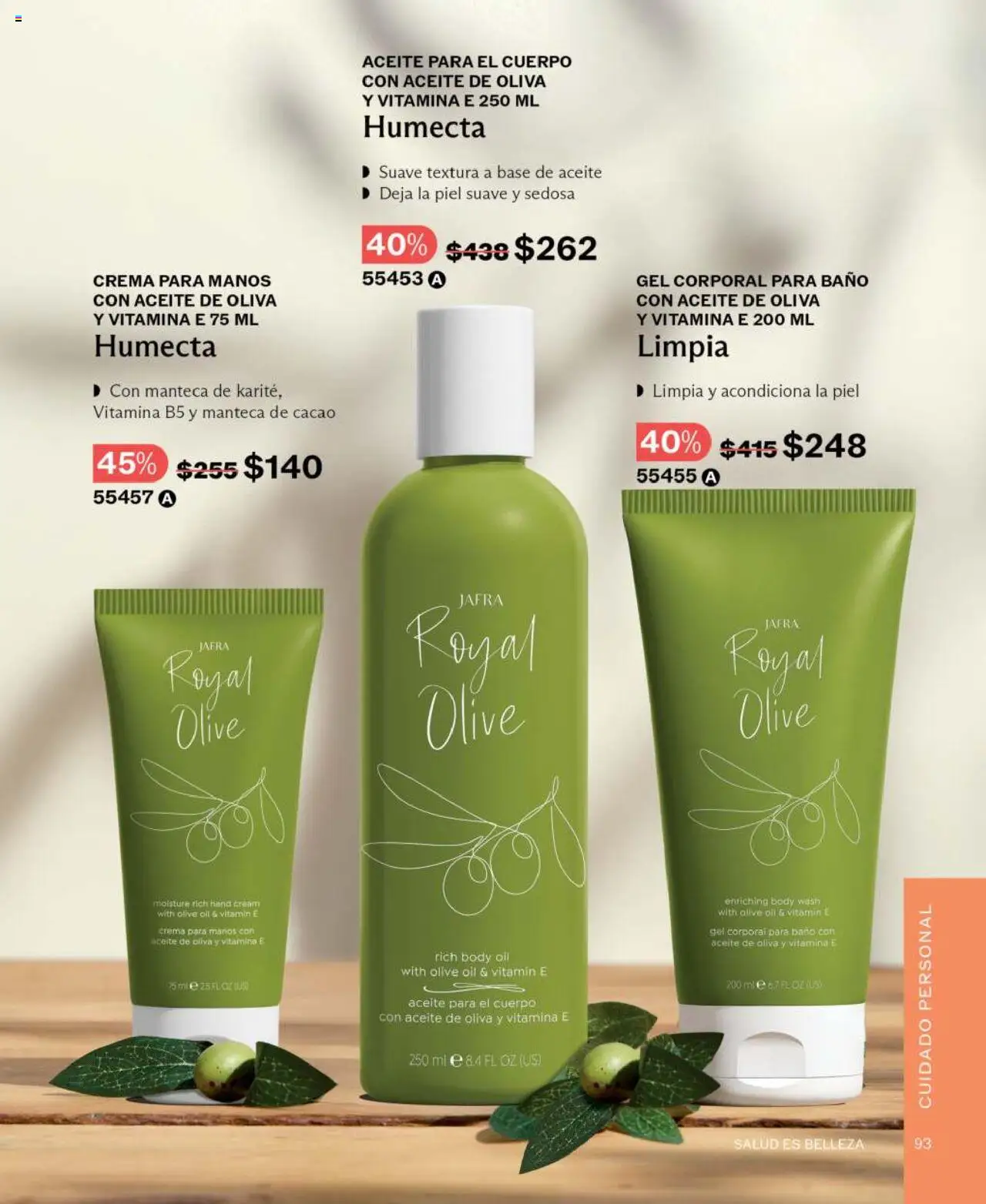 Nuevas ofertas de JAFRA válidas en toda la República Mexicana desde el 01.06.2025. ¡Encuentra las mejores ofertas en JAFRA catálogo! | Página: 93 | Productos: Gel corporal, Aceite, Body, Baño