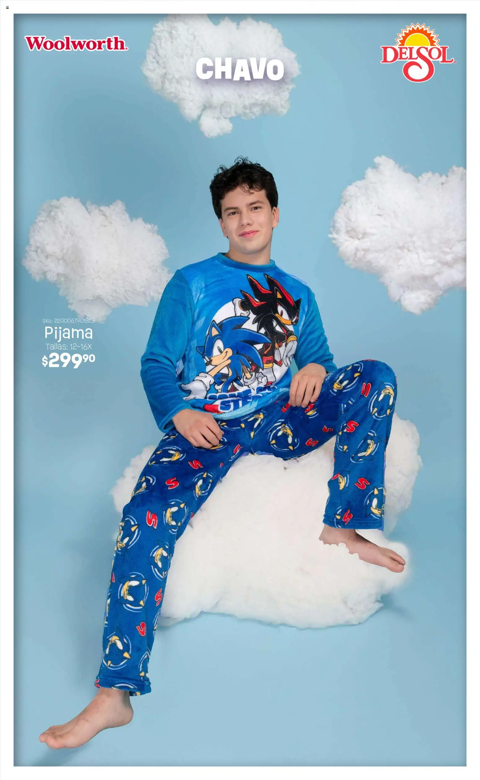 Nuevas ofertas de Del Sol y Woolworth válidas en toda la República Mexicana desde el 04.11.2025. ¡Encuentra las mejores ofertas en Del Sol y Woolworth catálogo! | Página: 12 | Productos: Pijama
