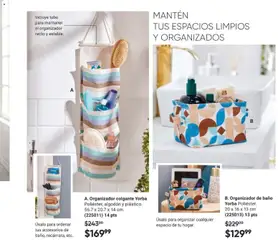Vista previa de AVON Casa & Estilo 7 2026, nuevo folleto de la tienda, válido en México a partir del 24.04.2026 | Página: 117 | Productos: Organizador, Algodón, Baño