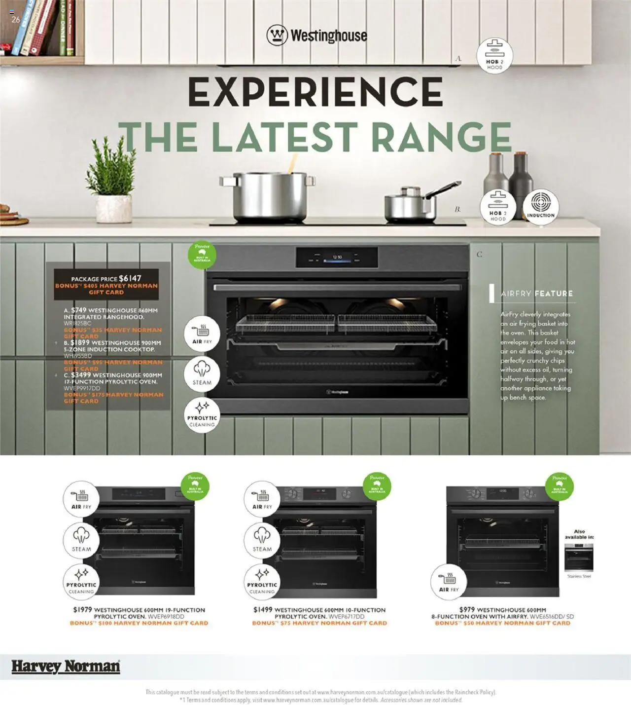 Harvey Norman catalogue - valid from 10.10.2025 | Page: 26 | Products: Basket, Accessories, Oven, Bench