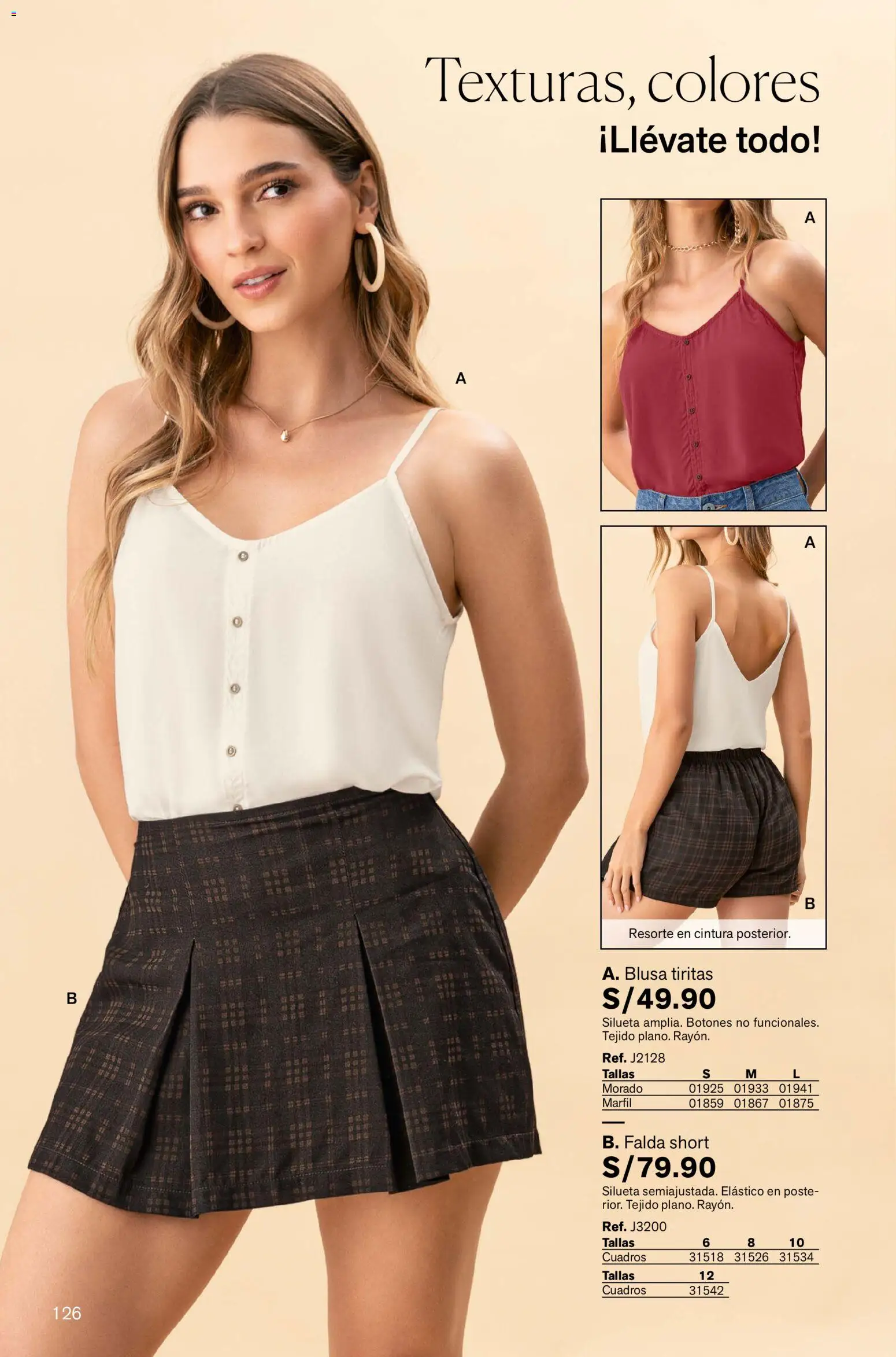 Catálogo Leonisa válido desde 05.12.2025 | Página: 126 | Productos: Falda, Blusa