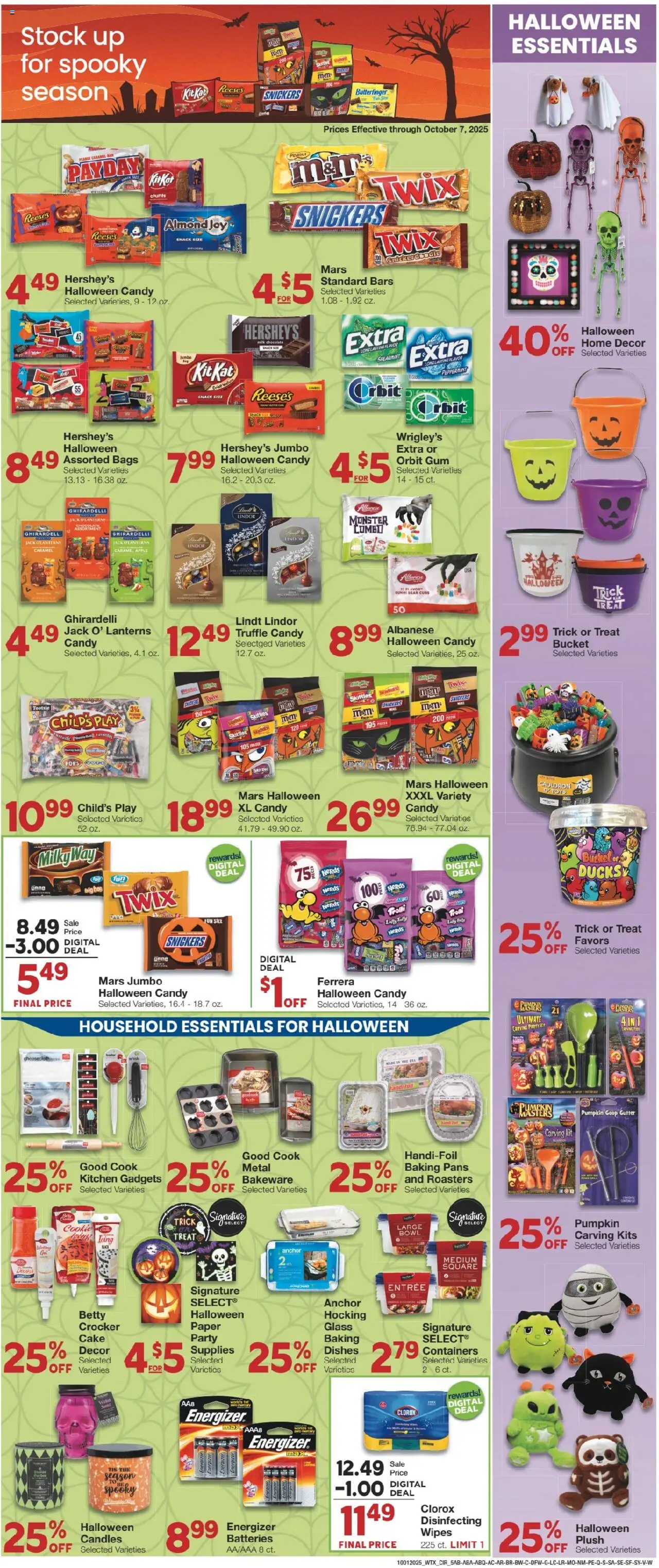 United Supermarkets Weekly Ad - valid from 30.09.2025 | Page: 5 | Products: Peppermint, Ink, Anchor, Chocolate