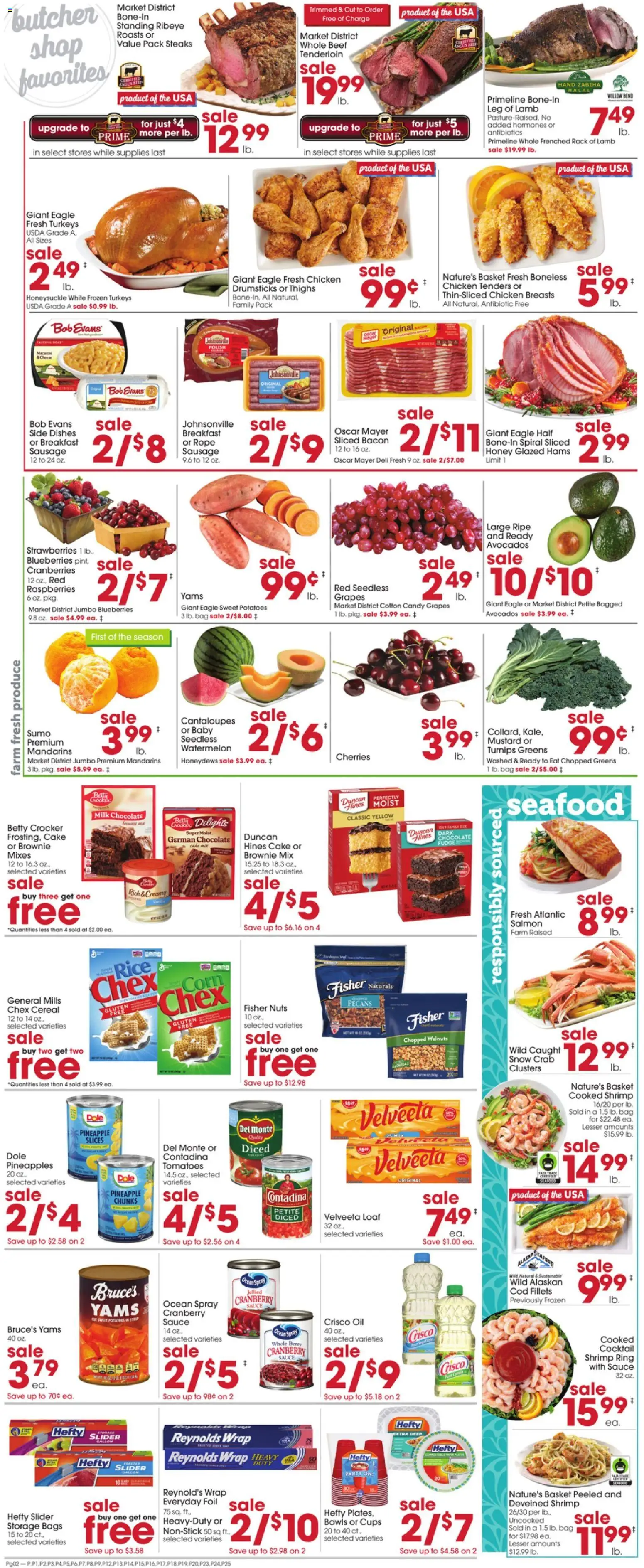 Giant Eagle Weekly Ad - valid from 18.12.2025 | Page: 2 | Products: Oil, Sauce, Greens, Grapes