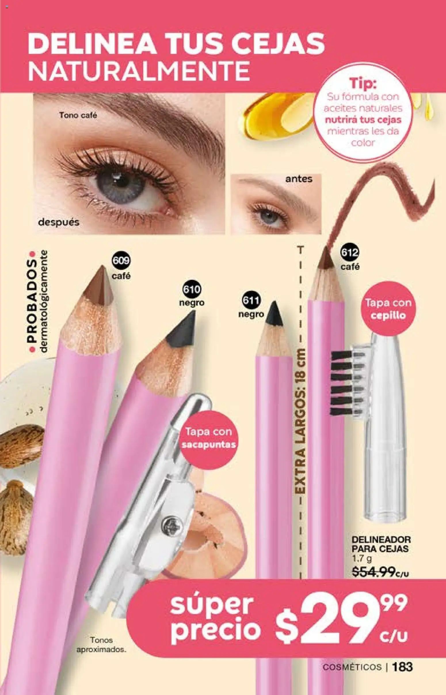 Nuevas ofertas de Fuller válidas en toda la República Mexicana desde el 29.04.2026. ¡Encuentra las mejores ofertas en Fuller campaña 2 2026! | Página: 183 | Productos: Sacapuntas, Cepillo, Café, Delineador