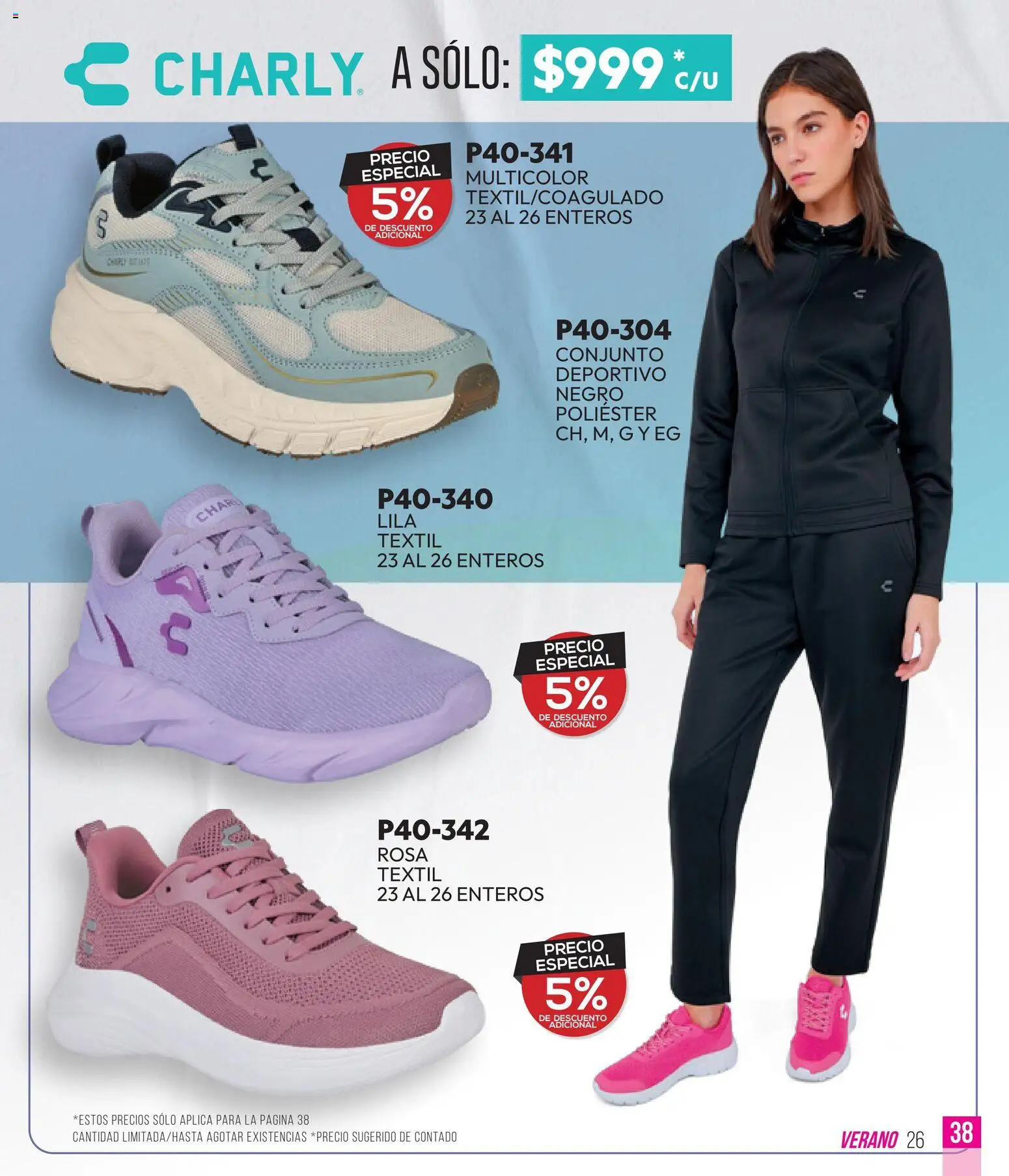 Nuevas ofertas de Cklass válidas en toda la República Mexicana desde el 28.04.2026. ¡Encuentra las mejores ofertas en Cklass catálogo Sportweek! | Página: 39 | Productos: Conjunto