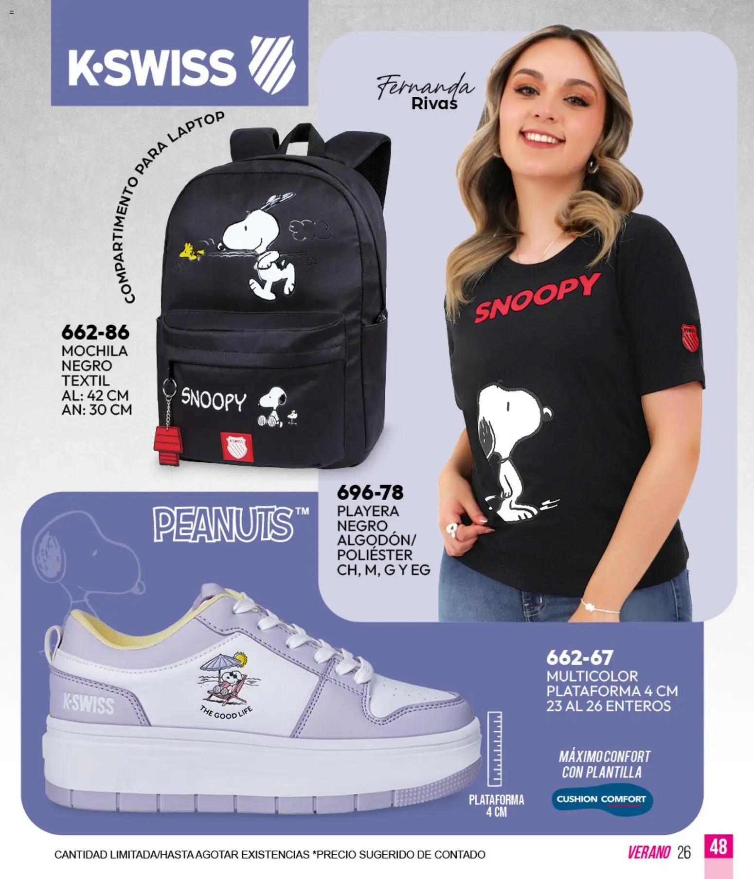 Nuevas ofertas de Cklass válidas en toda la República Mexicana desde el 05.03.2026. ¡Encuentra las mejores ofertas en Cklass catálogo Verano Sportbrands Dama! | Página: 49 | Productos: Mochila, Playera