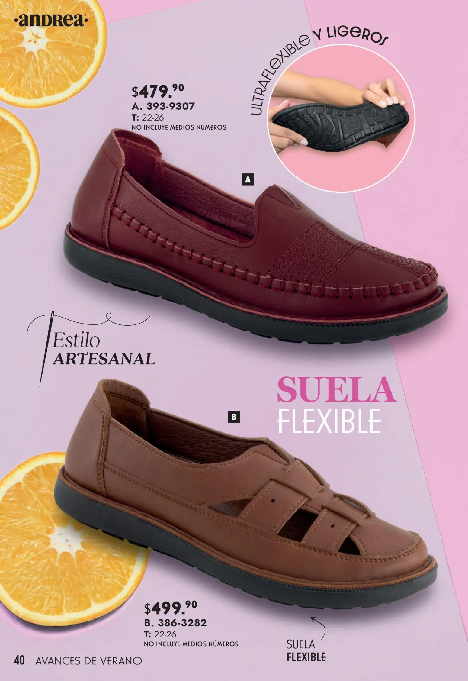 Nuevas ofertas de Andrea válidas en toda la República Mexicana desde el 22.03.2026. ¡Encuentra las mejores ofertas en Andrea catálogo Avances de Verano! | Página: 40 | Productos: Flexible