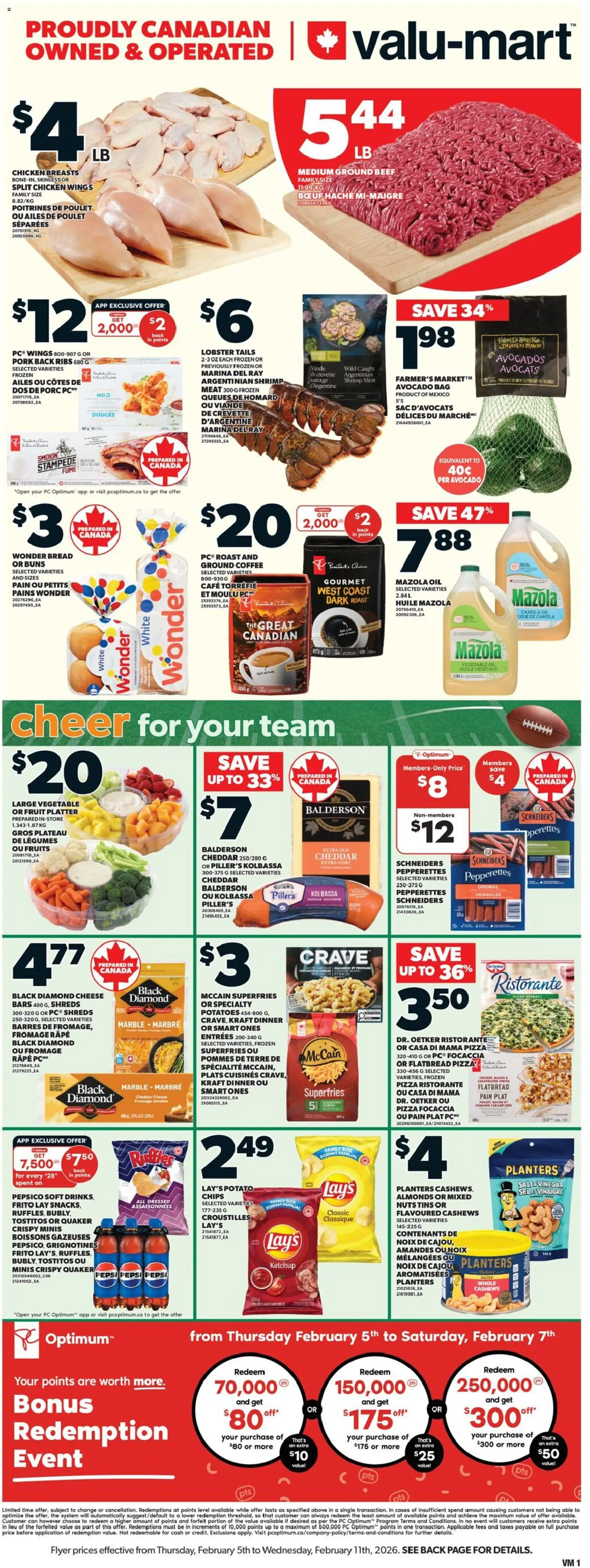 Valu Mart flyer valid from 05.02.2026 | Page: 1