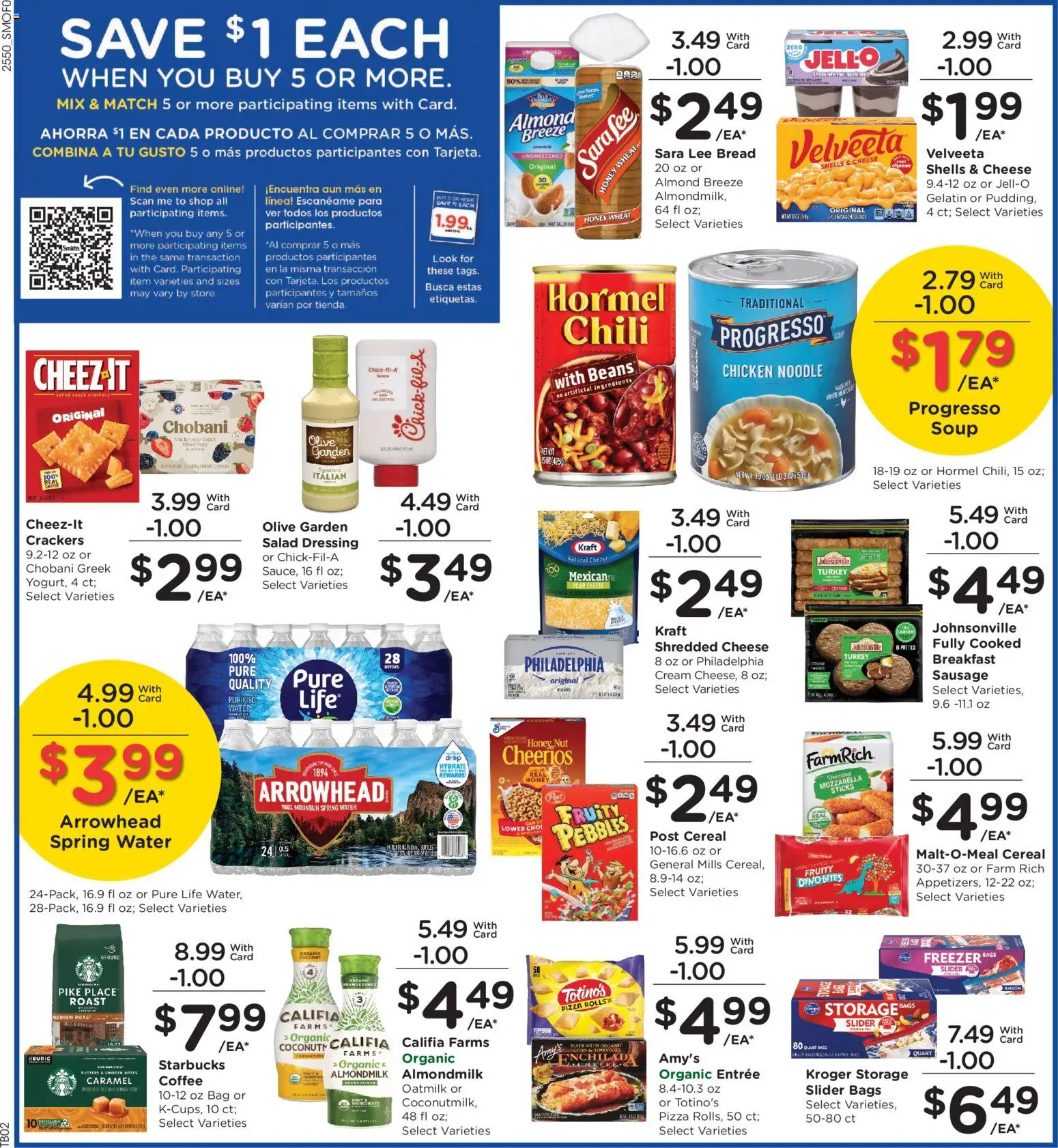 Smith's Weekly Ad - WY - valid from 14.01.2026 | Page: 4 | Products: Coffee, Pizza, Water, Freezer