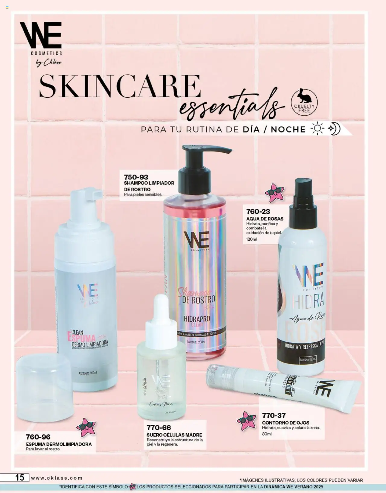 Nuevas ofertas de Cklass válidas en toda la República Mexicana desde el 14.07.2025. ¡Encuentra las mejores ofertas en Cklass catálogo We Cosmetics! | Página: 16 | Productos: Contorno de ojos, Contorno, Agua, Espuma