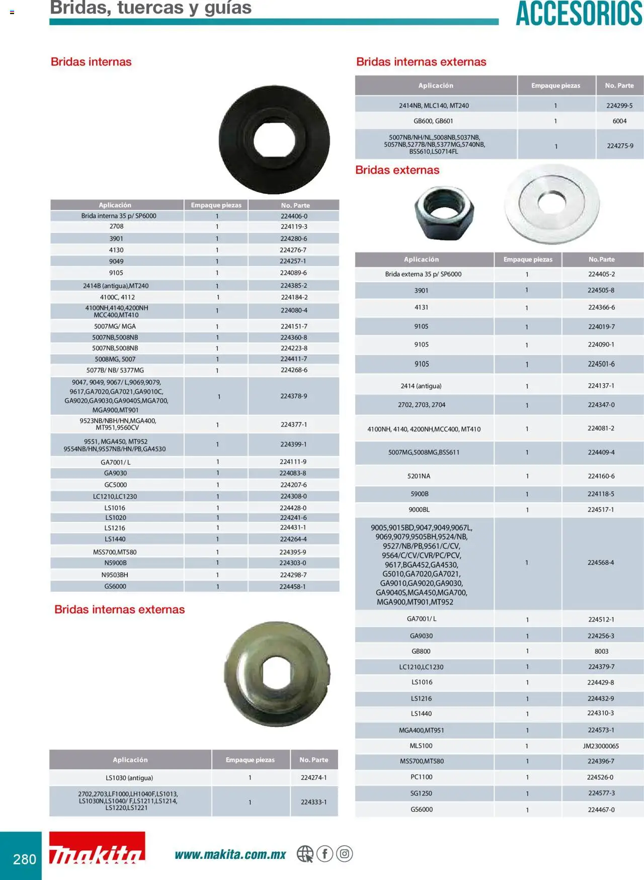 Nuevas ofertas de Makita válidas en toda la República Mexicana desde el 08.07.2024. ¡Encuentra las mejores ofertas en Makita catálogo Accesorios! | Página: 280