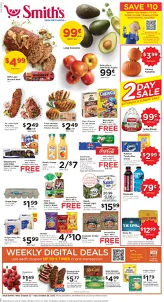 Preview of Smith's weekly ads valid from 22.10.2025