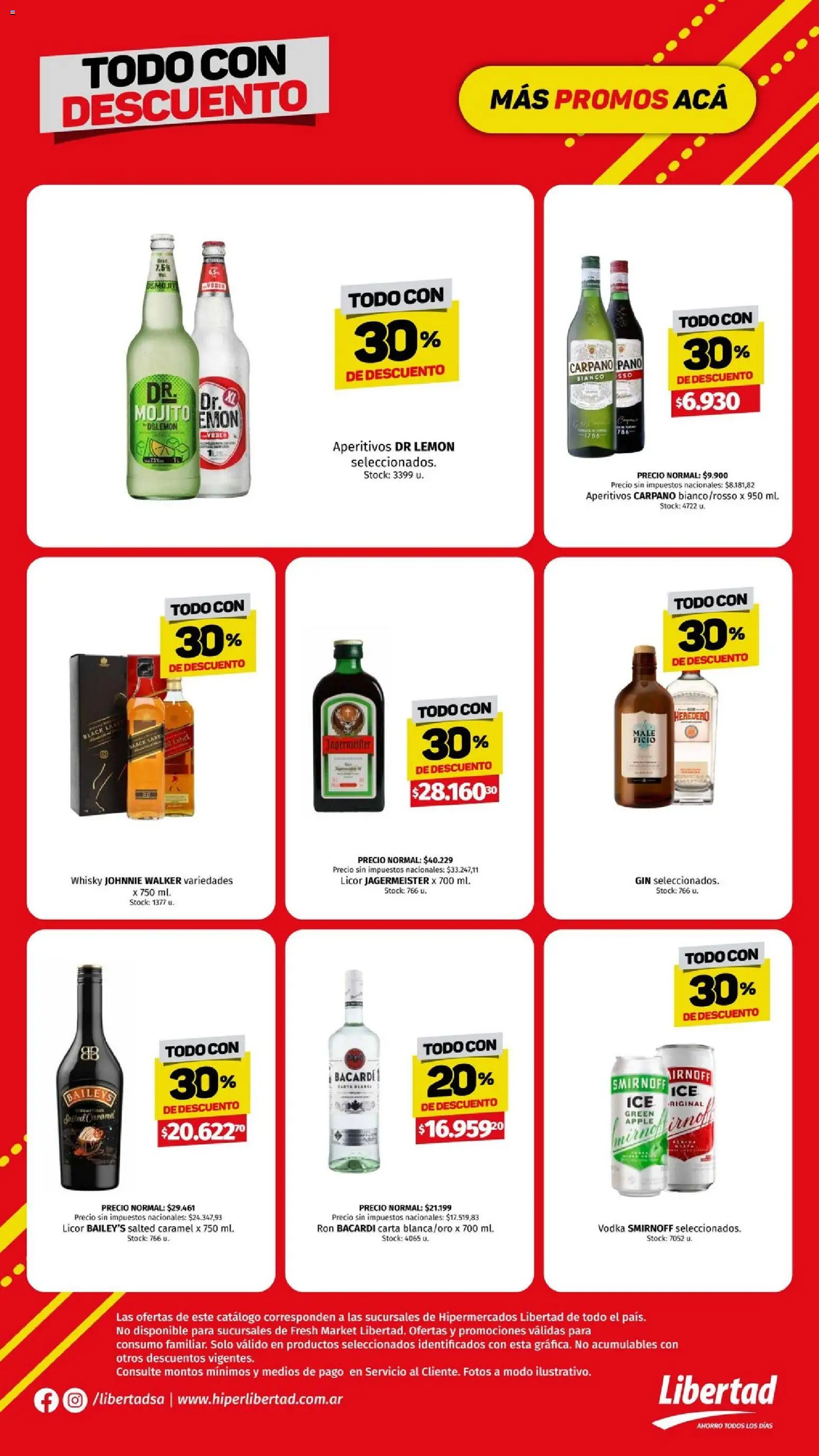 Hipermercado Libertad - Todo con sem 01 │ válido desde el 30.12.2025 | Página: 11 | Productos: Vodka, Whisky, Gin