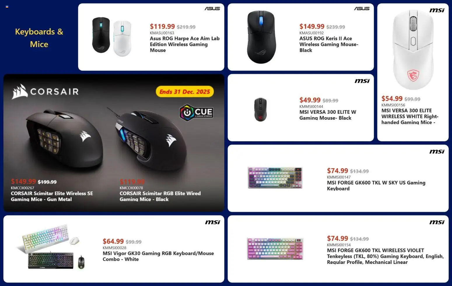 Canada Computers flyer valid from 26.12.2025 | Page: 16 | Products: Mouse, Keyboard