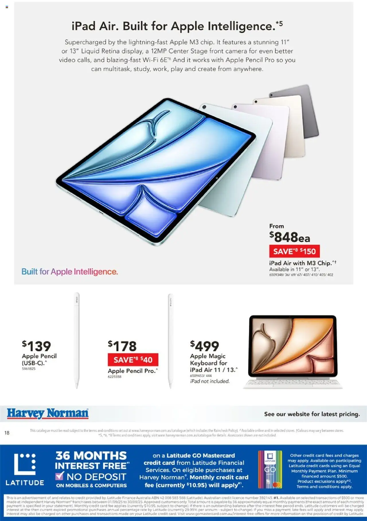 Harvey Norman catalogue - valid from 19.09.2025 | Page: 18 | Products: Accessories, Keyboard, Camera, Pencil