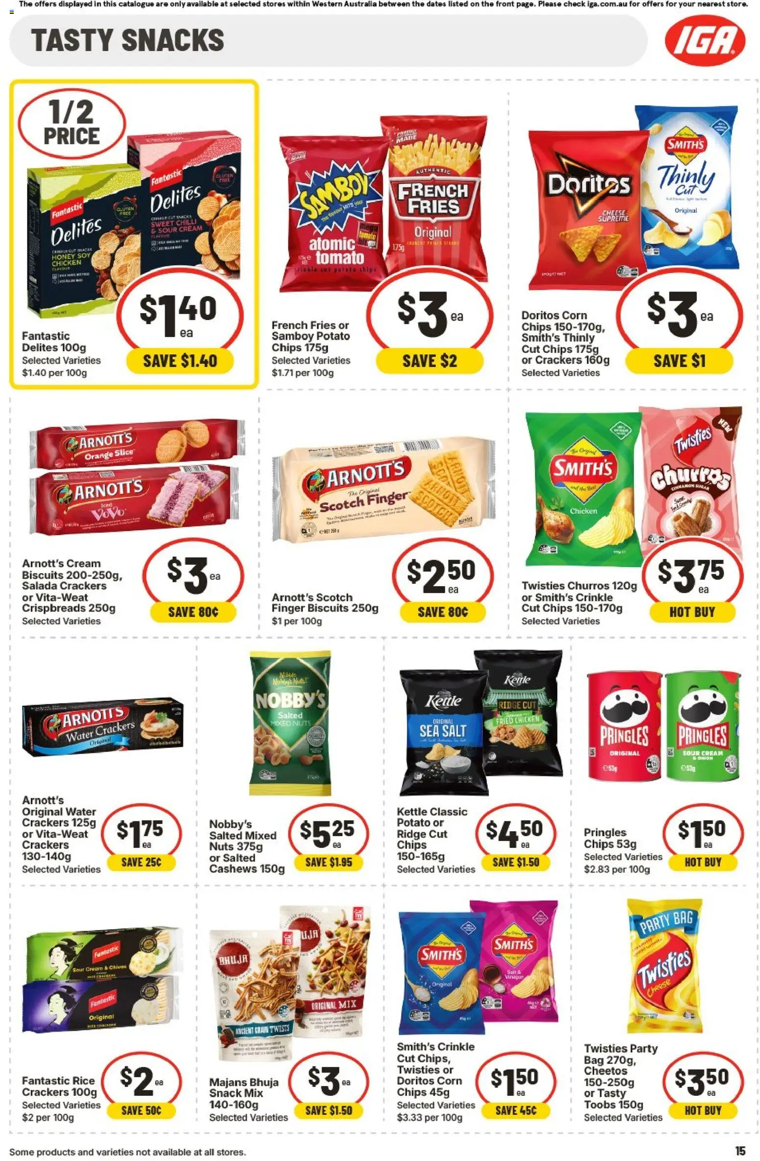 IGA catalogue - valid from 25.02.2026 | Page: 15 | Products: Honey, Rice, Sour cream, Kettle