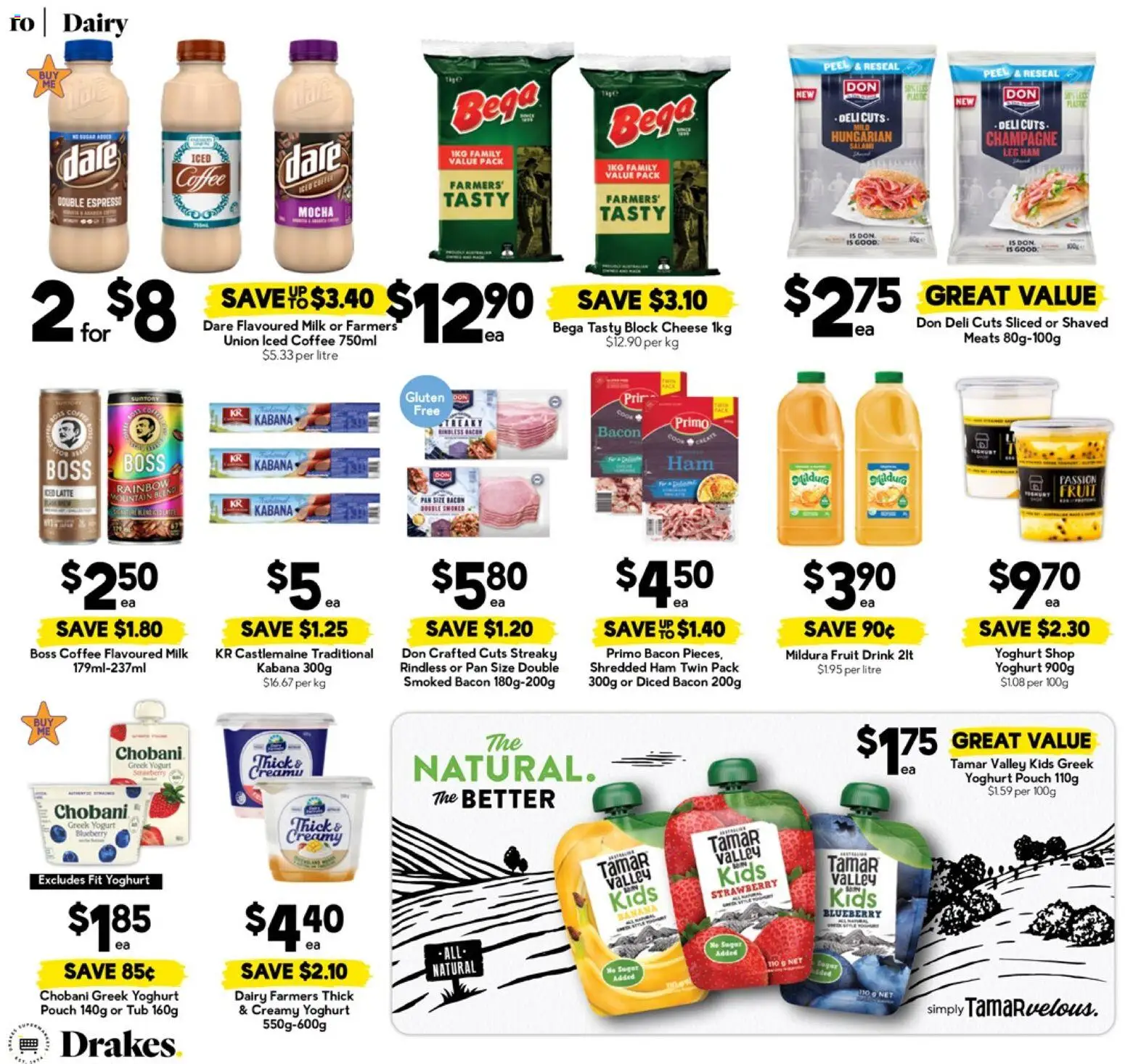 Drakes catalogue - valid from 04.02.2026 | Page: 11 | Products: Milk, Cheese, Ham, Sugar