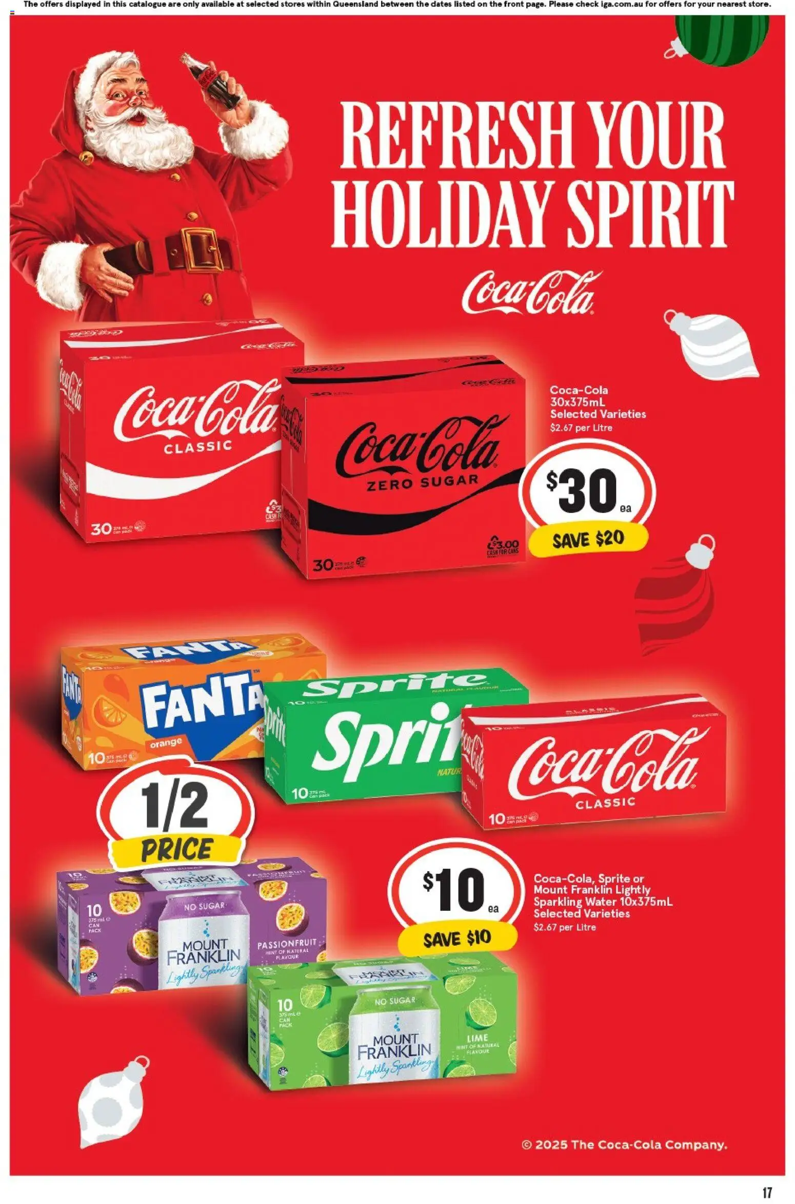 IGA catalogue - valid from 05.11.2025 | Page: 17 | Products: Passionfruit, Water, Sugar, Lime