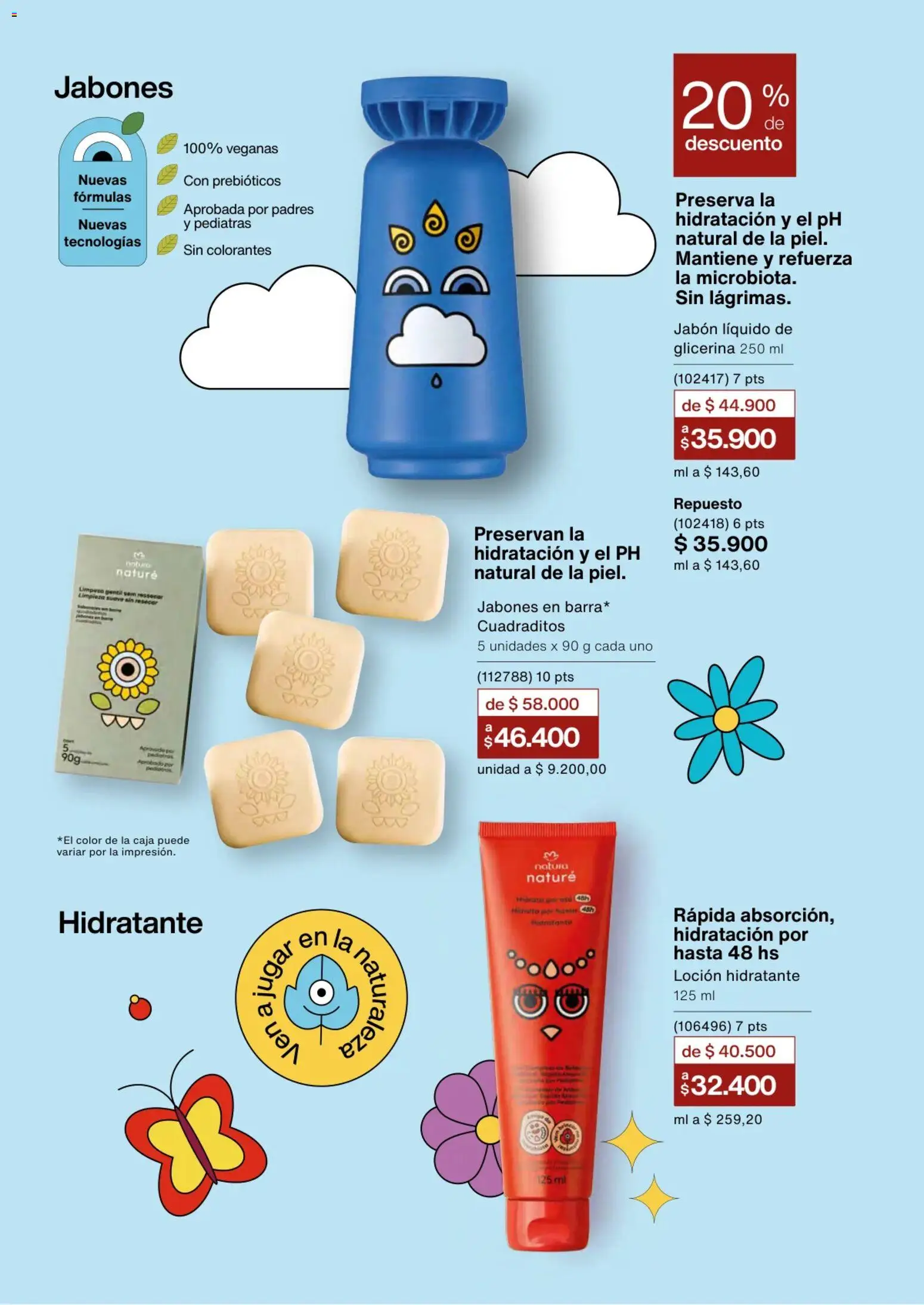 Natura revista - valida desde el 01.03.2026 | Página: 146 | Productos: Jabón líquido, Loción, Caja, Jabón