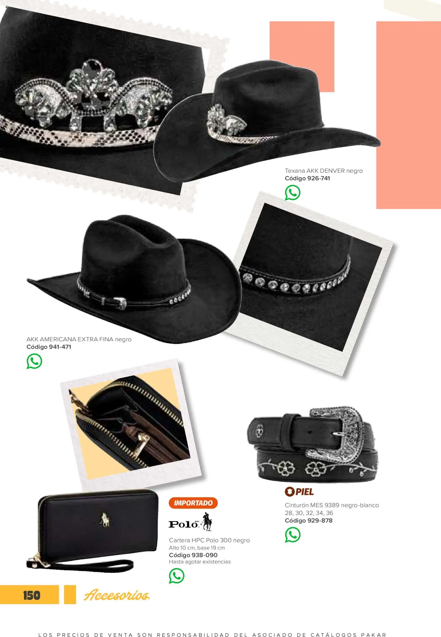 Nuevas ofertas de SC Pakar válidas en toda la República Mexicana desde el 30.01.2026. ¡Encuentra las mejores ofertas en SC Pakar catálogo Ropa! | Página: 150 | Productos: Cinturón