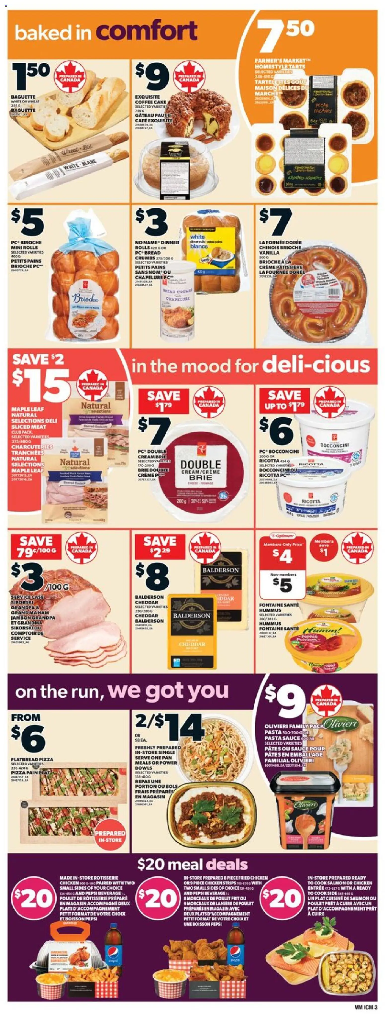 Valu Mart flyer valid from 04.12.2025 | Page: 4 | Products: Case, Bread, Ham, Pizza