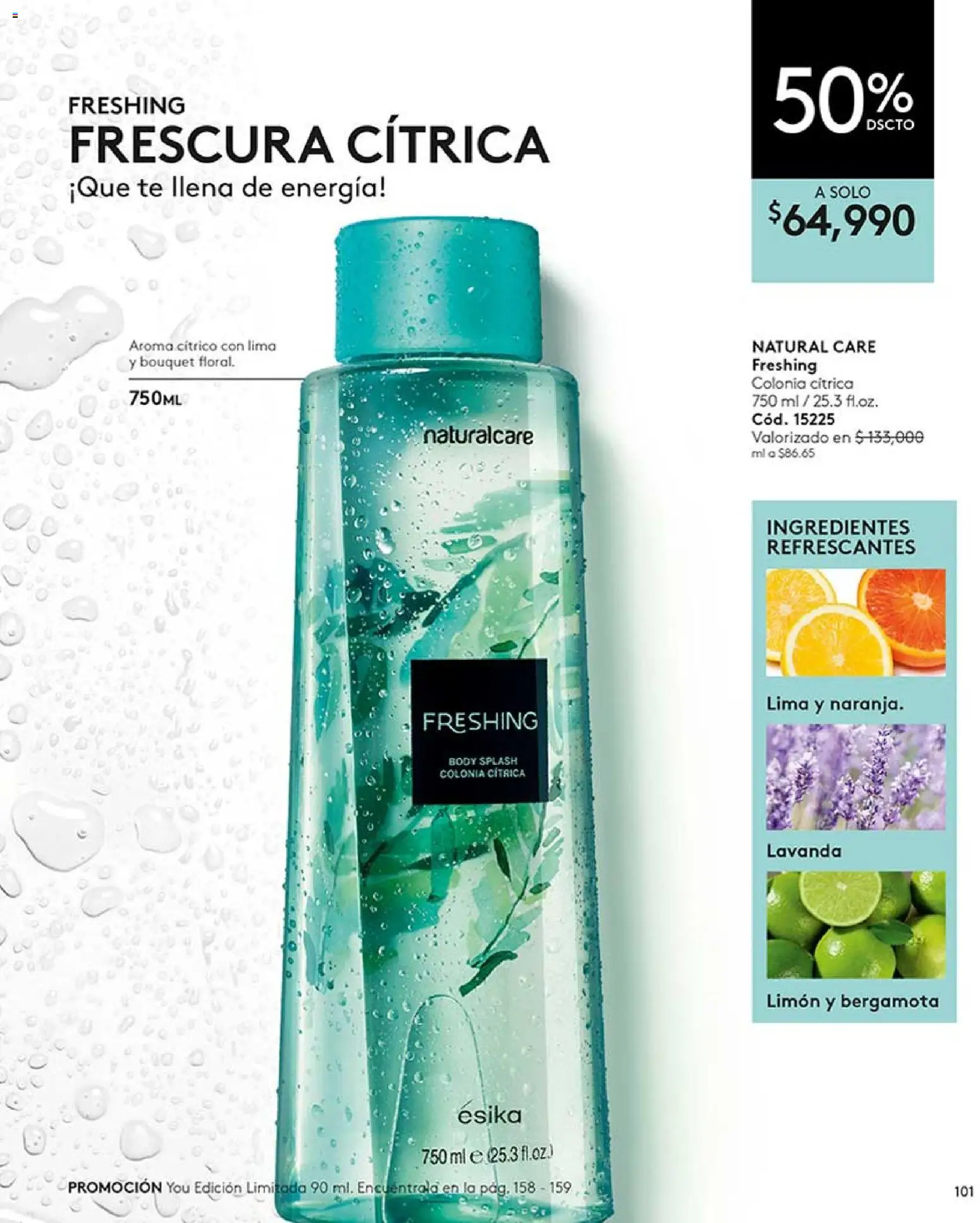 Ésika revista - valida desde el 24.04.2026 | Página: 101 | Productos: Té, Body, Limón