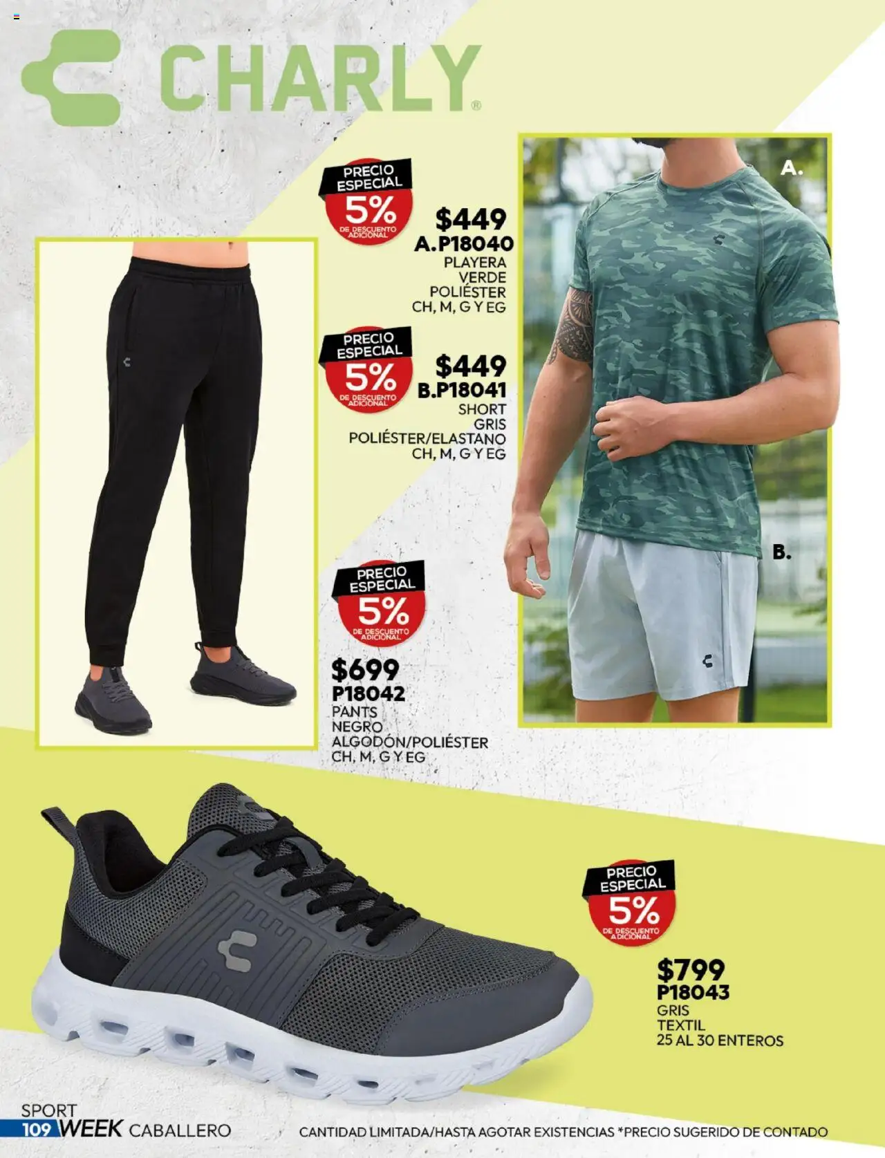 Nuevas ofertas de Cklass válidas en toda la República Mexicana desde el 25.08.2025. ¡Encuentra las mejores ofertas en Cklass - Catálogo Sportweek! | Página: 110 | Productos: Playera, Short