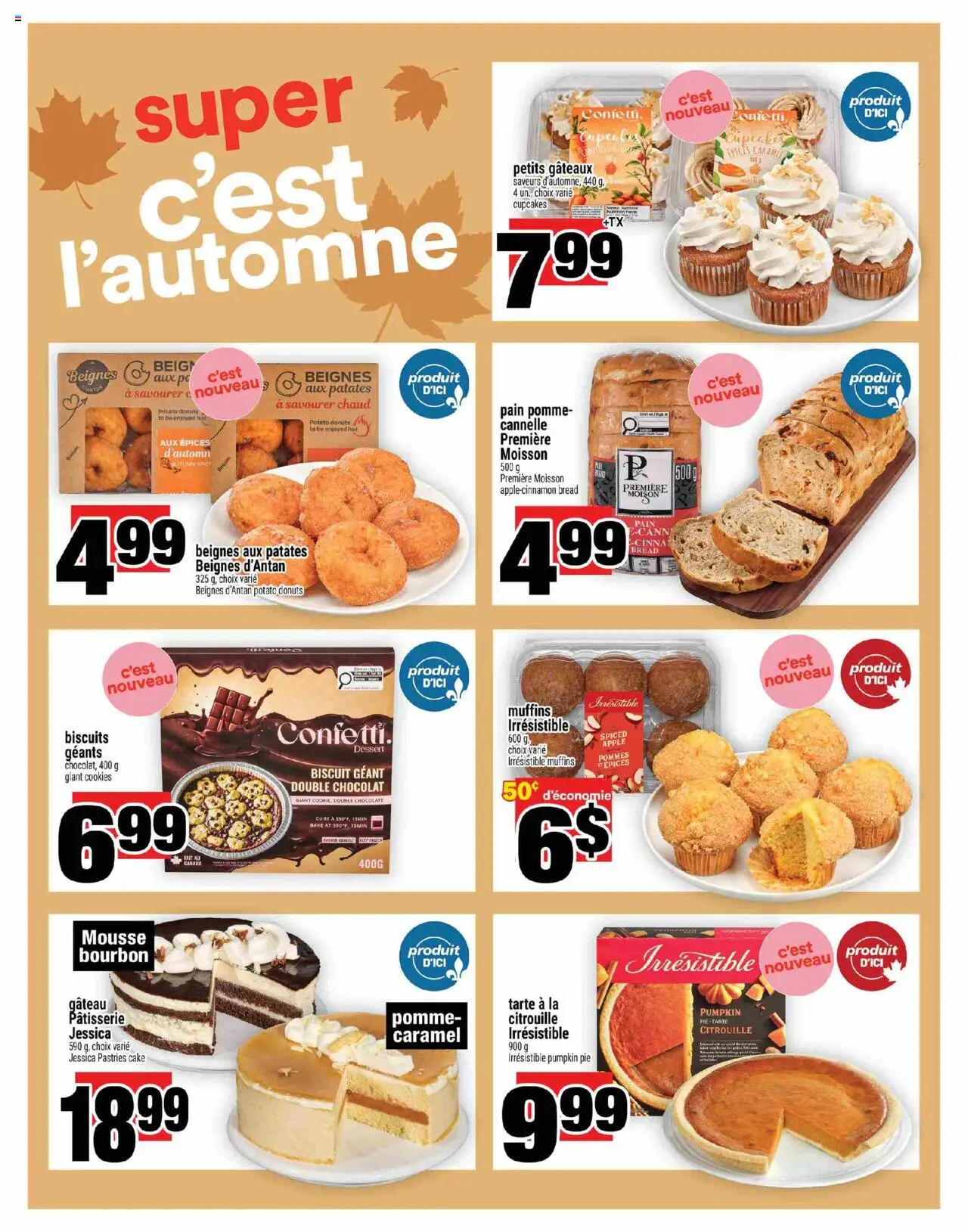 Super C flyer valid from 11.09.2025 | Page: 11 | Products: Bourbon, Bread, Chocolate, Pumpkin