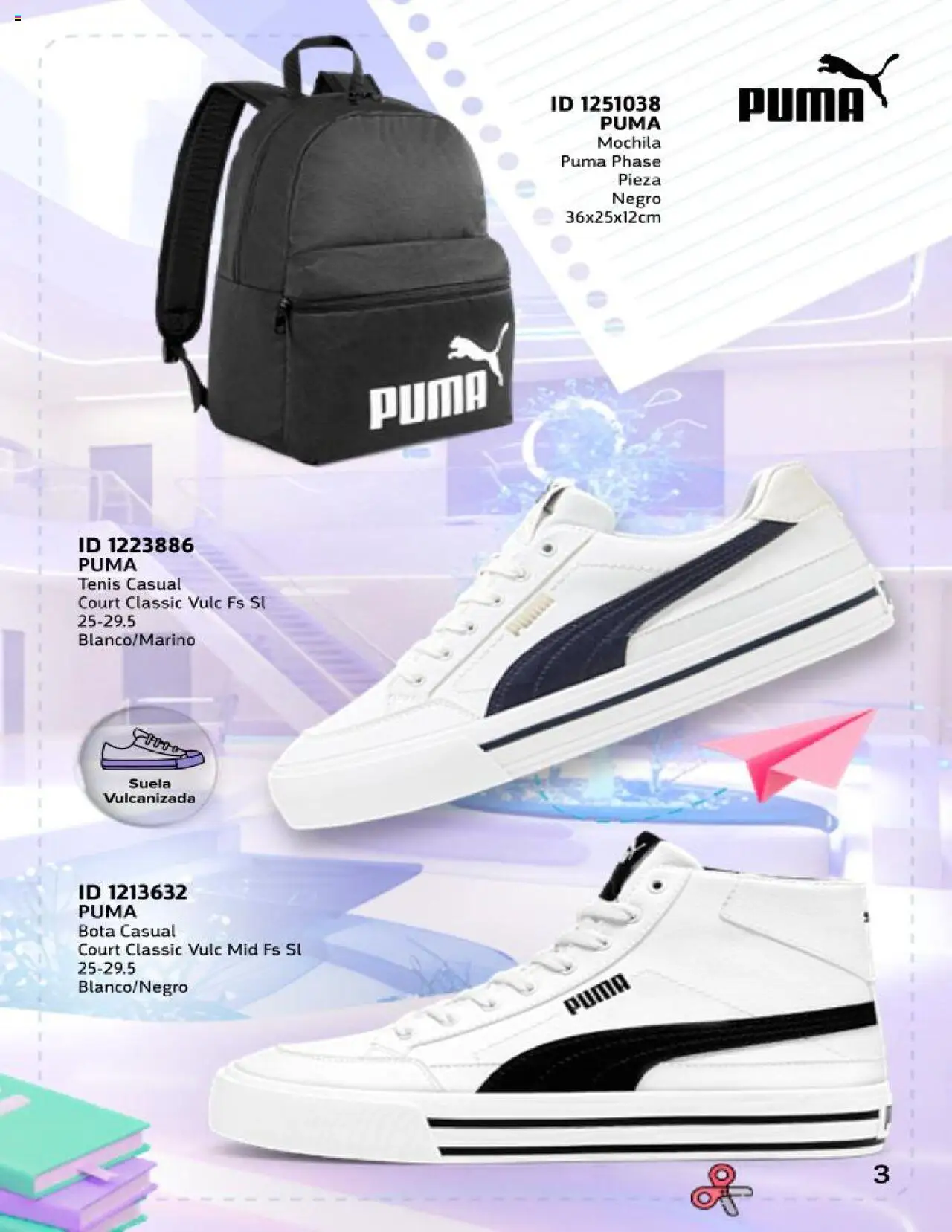 Nuevas ofertas de Price Shoes válidas en toda la República Mexicana desde el 26.08.2025. ¡Encuentra las mejores ofertas en Price Shoes - Catálogo Escolar! | Página: 3 | Productos: Tenis, Mochila