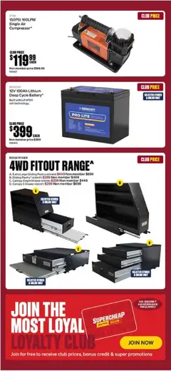 Preview of Supercheap Auto Catalogue - valid from 13.02.2026 | Page: 48 | Products: Battery, Drawer