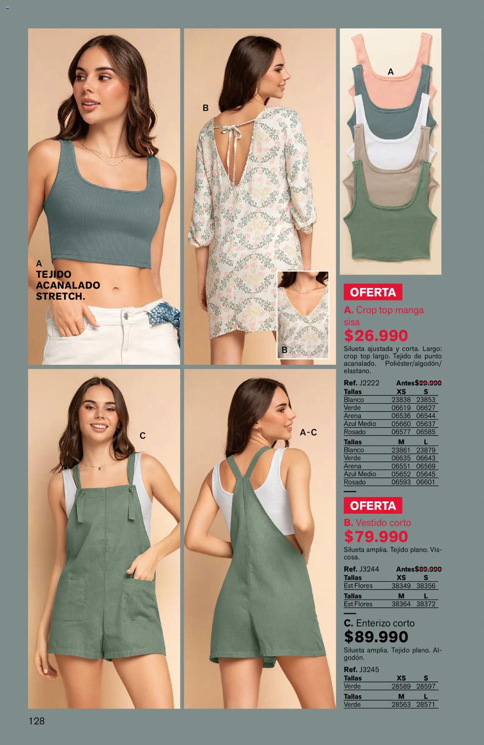 Leonisa revista - valida desde el 03.04.2026 | Página: 128 | Productos: Top, Vestido, Enterizo