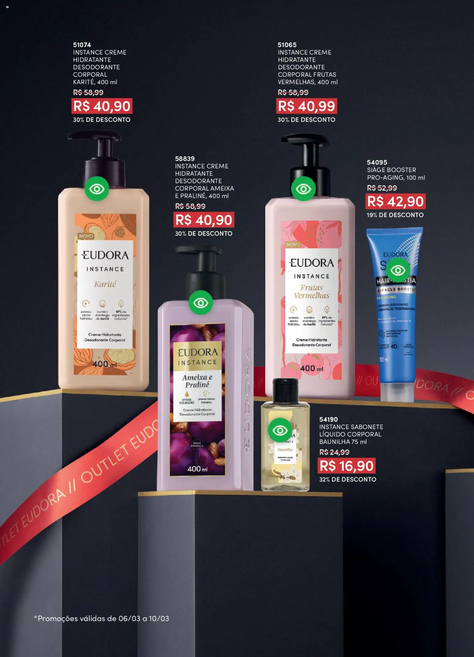 Eudora Folheto - válido de 19.02.2026 | Página: 118 | Produtos: Colágeno, Creme, Sabonete líquido, Ameixa