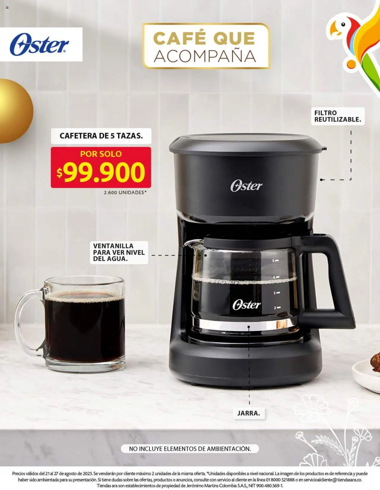 Ara revista - valida desde el 21.08.2025 | Página: 12 | Productos: Cafetera, Sobre, Café