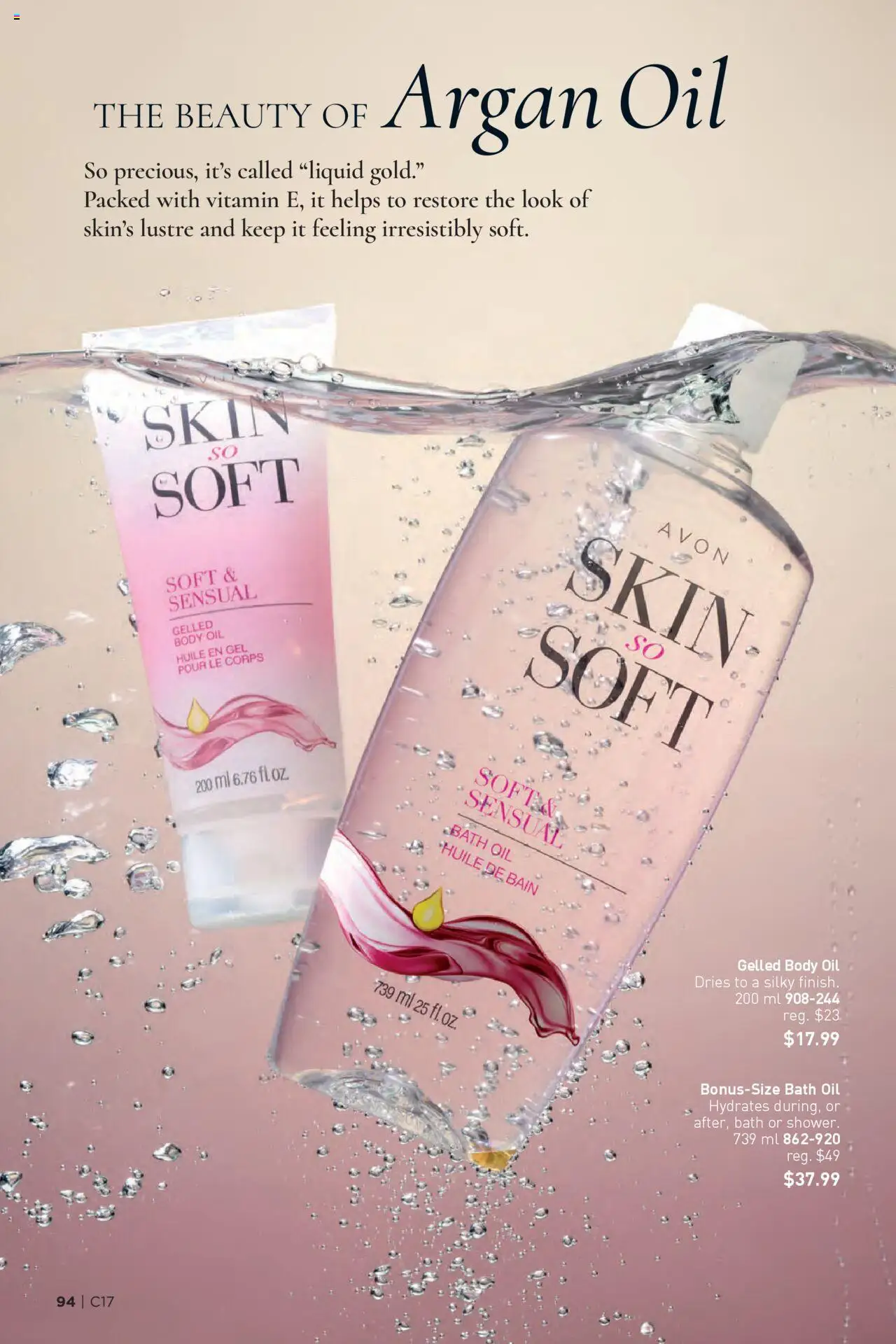 Avon flyer valid from 14.08.2025 | Page: 94 | Products: Bath, Oil