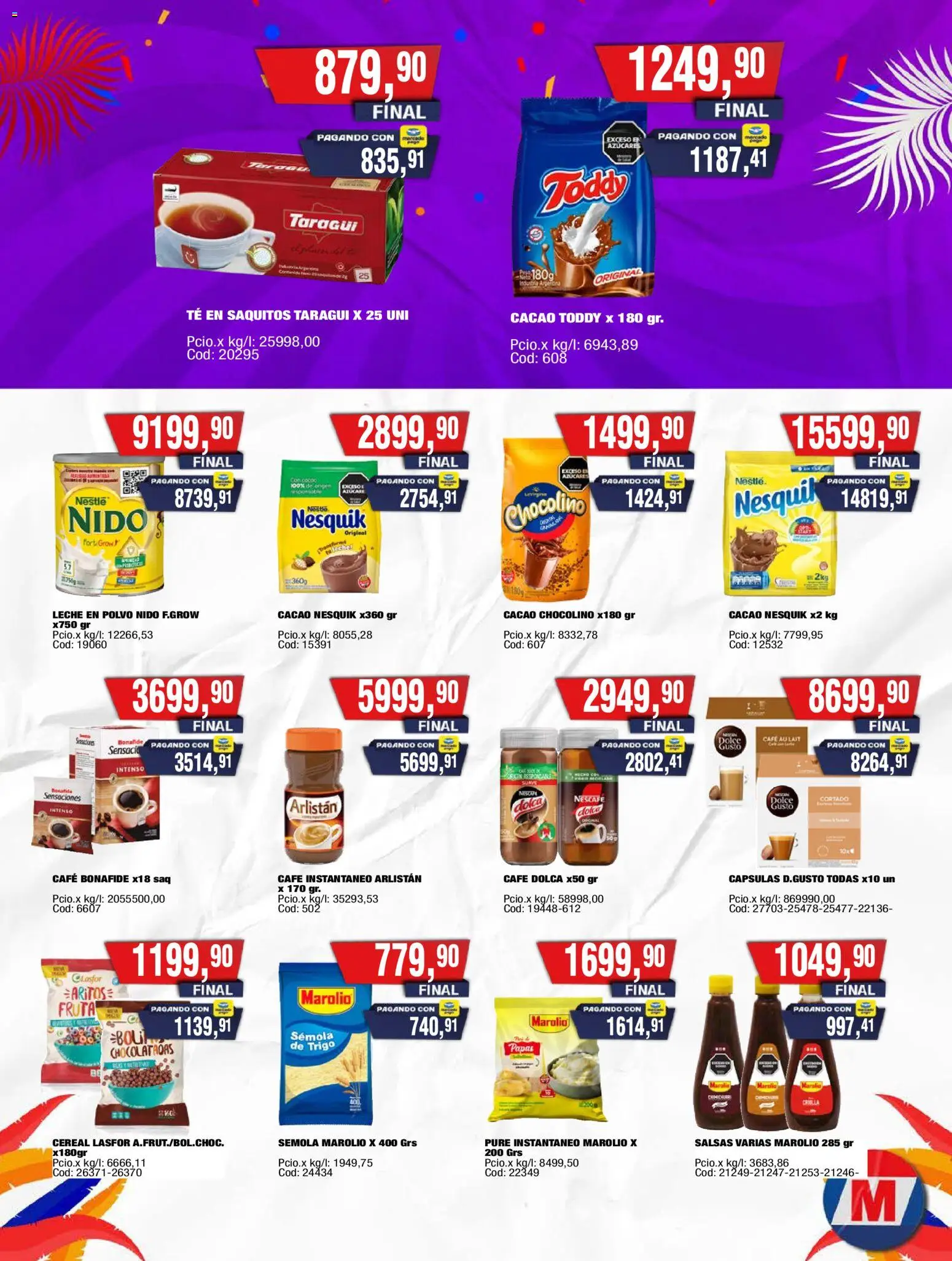 Maxiconsumo ofertas │ válido desde el 16.02.2026 | Página: 9 | Productos: Polvo, Leche, Café, Cacao