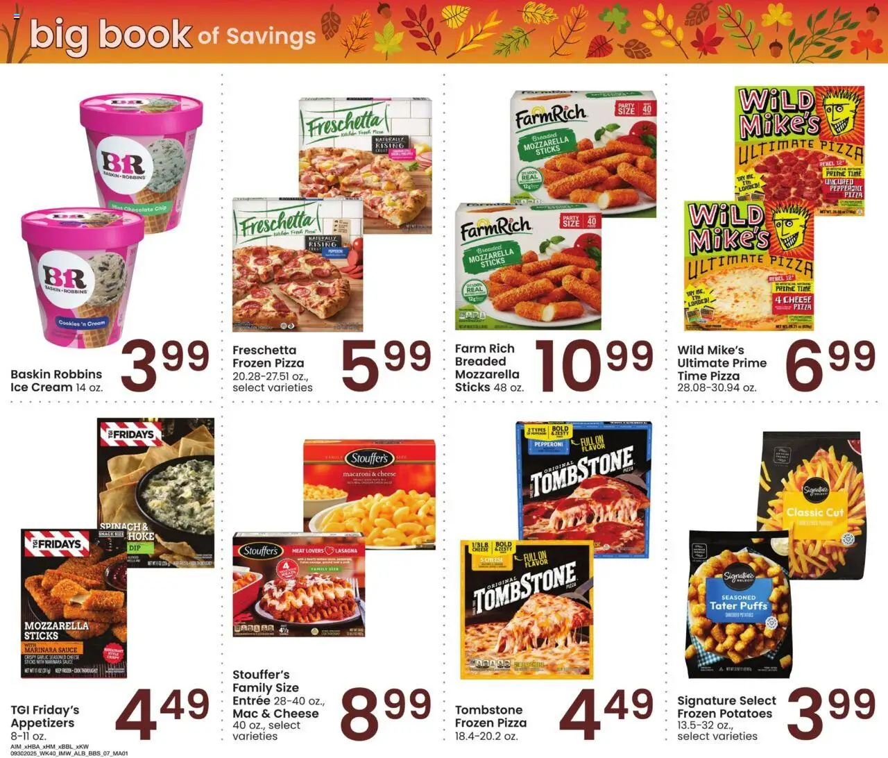 Albertsons Big Book of Savings - valid from 30.09.2025 | Page: 7 | Products: Spinach, Wc, Cheese, Chocolate