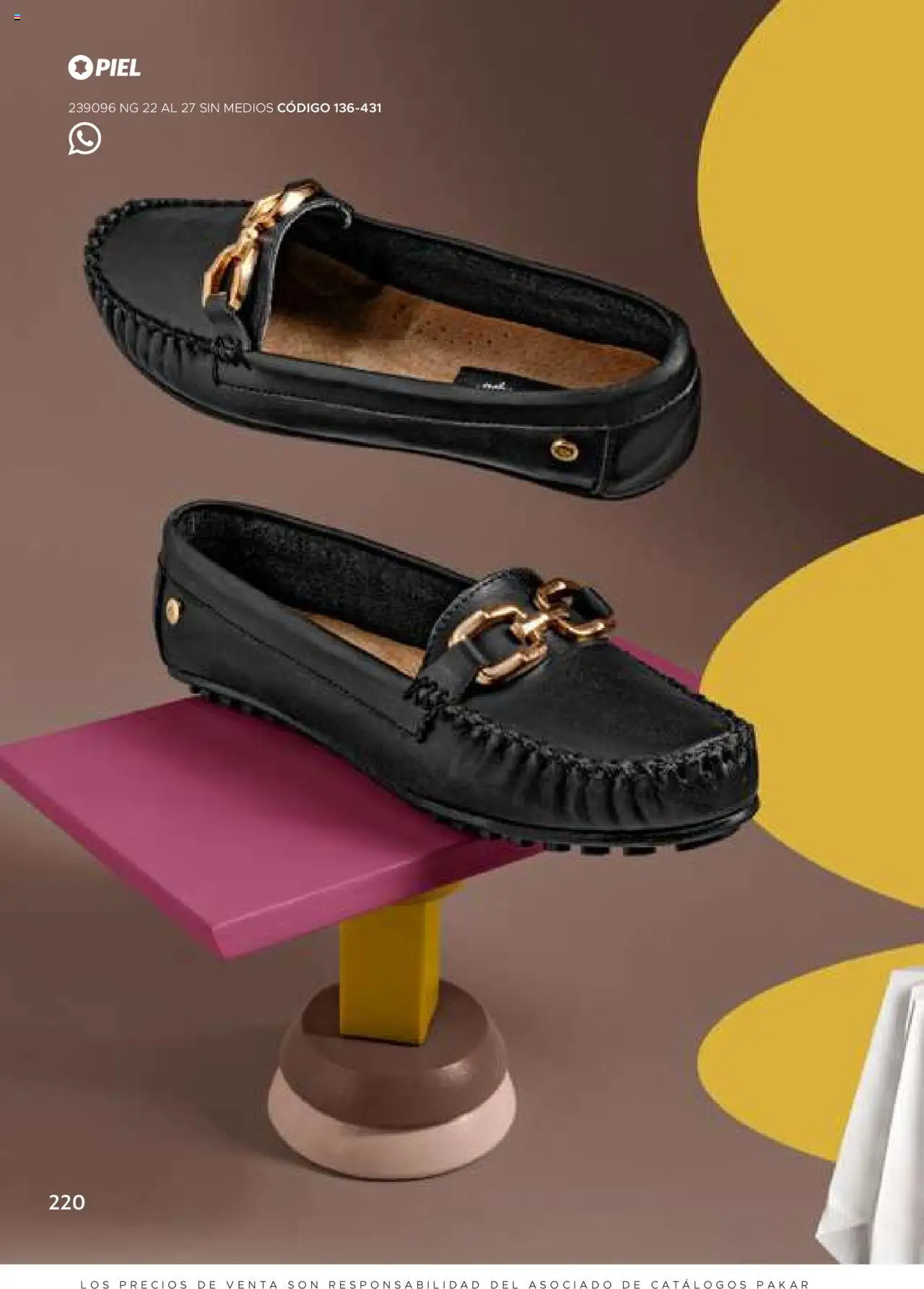 Nuevas ofertas de SC Pakar válidas en toda la República Mexicana desde el 24.07.2025. ¡Encuentra las mejores ofertas en SC Pakar Catálogo Mujer otoño / invierno! | Página: 220