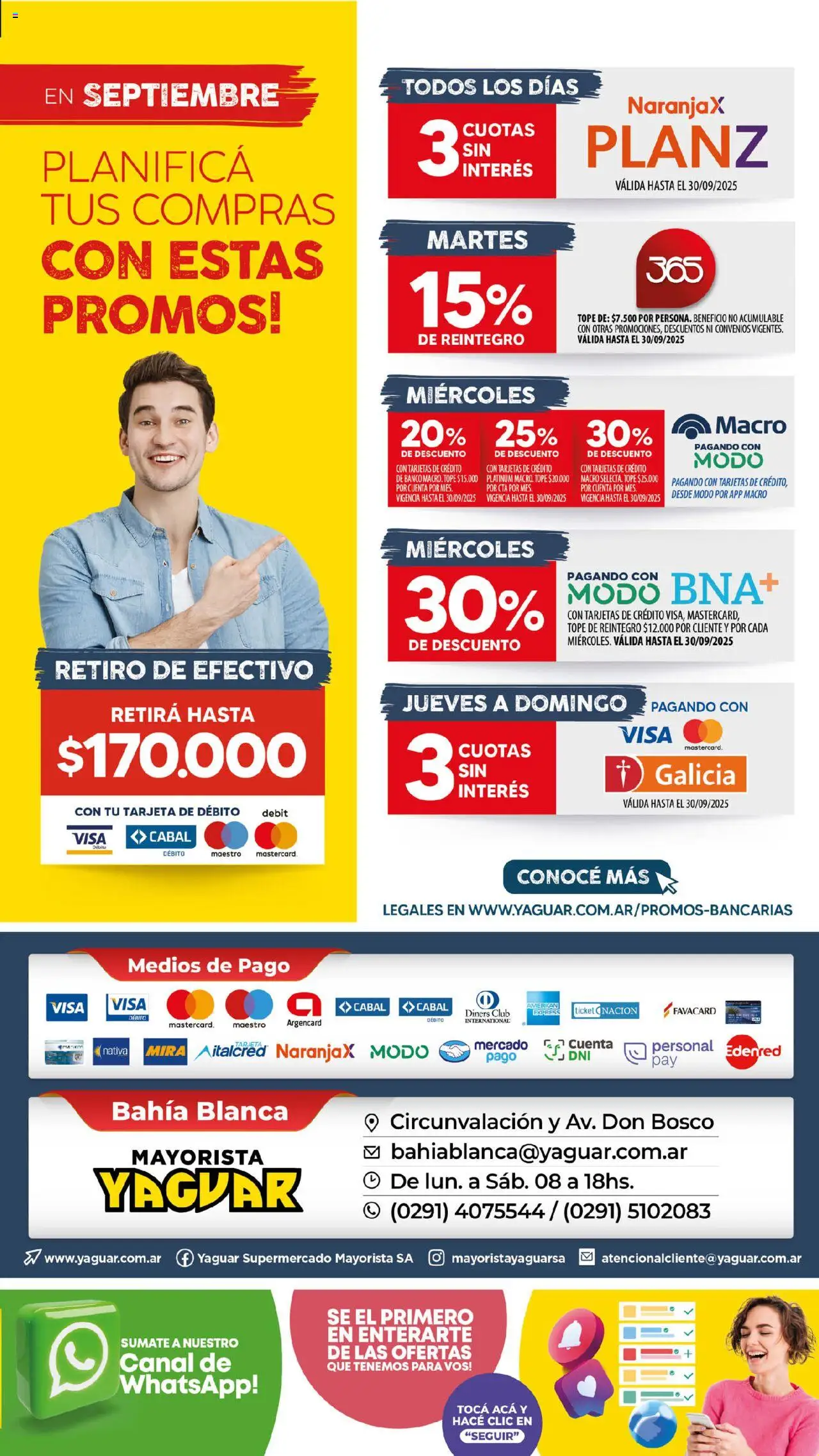 Yaguar - Bahía Blanca │ válido desde el 08.09.2025 | Página: 33 | Productos: Banco