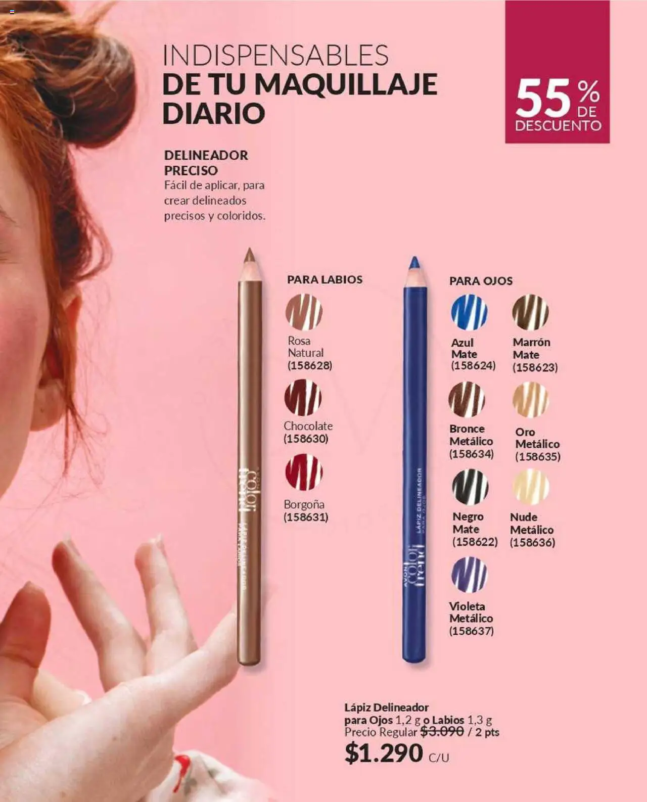 Catálogo Avon Campaña 10 │ válido desde el 03.06.2025 | Página: 44 | Productos: Maquillaje, Mate, Delineador, Chocolate