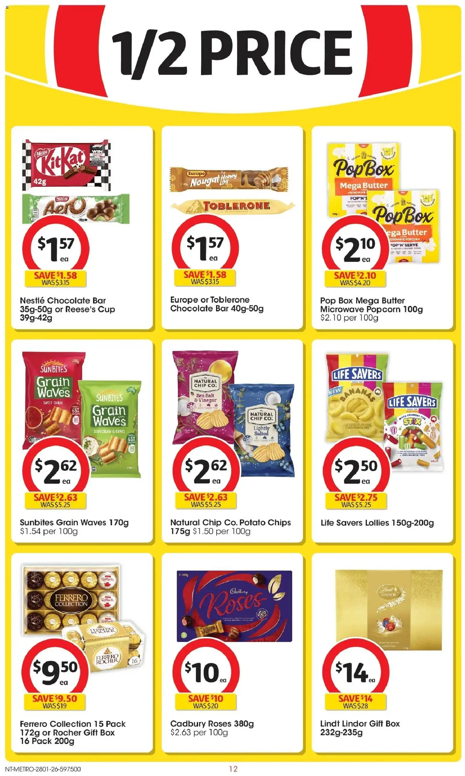 Coles catalogue - valid from 28.01.2026 | Page: 12 | Products: Butter, Sour cream, Chips, Chilli