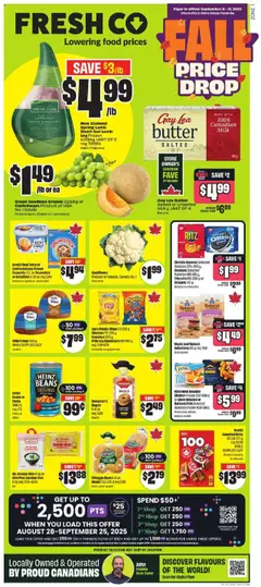 Preview of FreshCo weekly flyer / circulaire from shop FreshCo valid from 11.09.2025