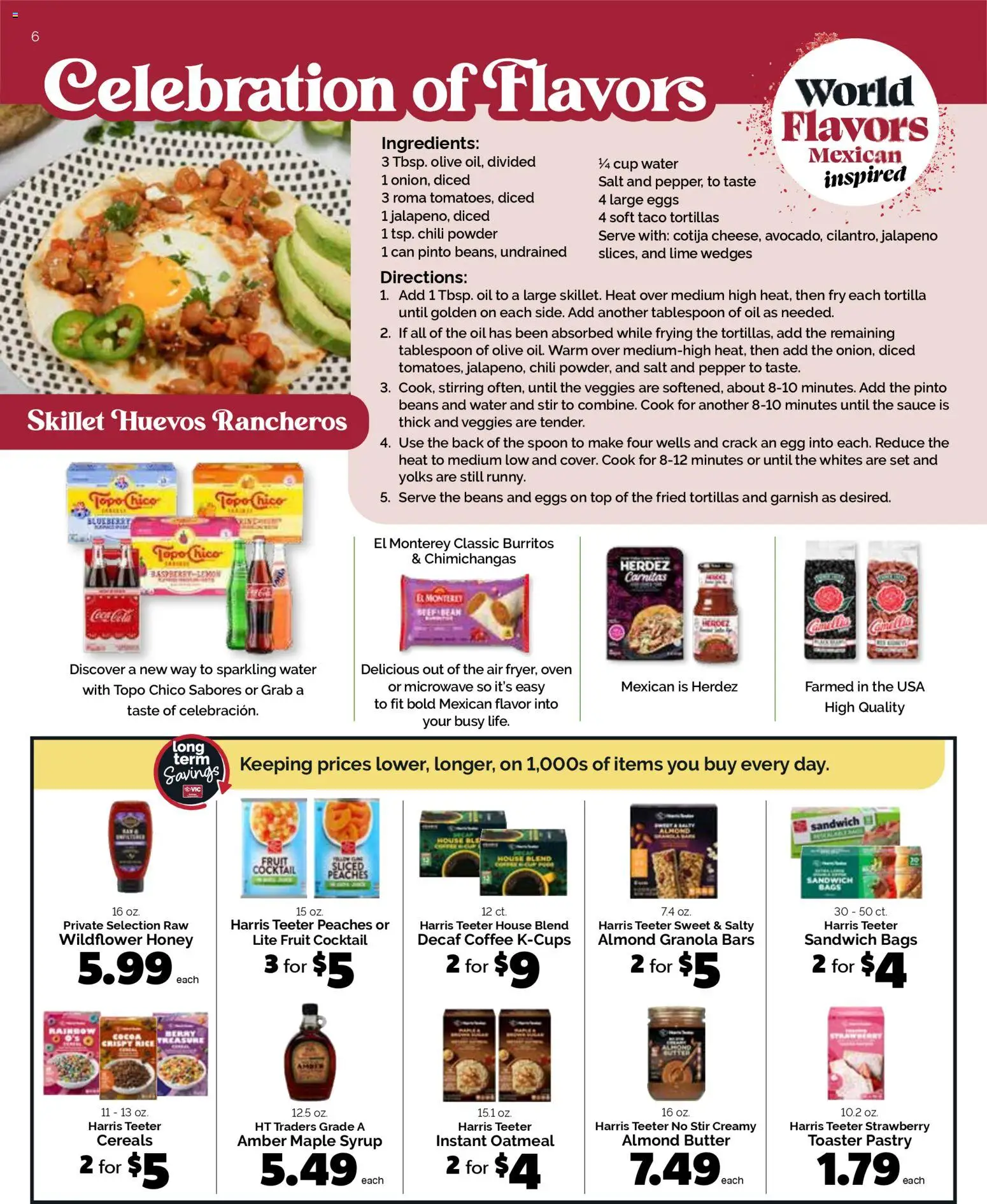 Harris Teeter Monthly Ad - valid from 22.04.2026 | Page: 6 | Products: Butter, Eggs, Water, Salt