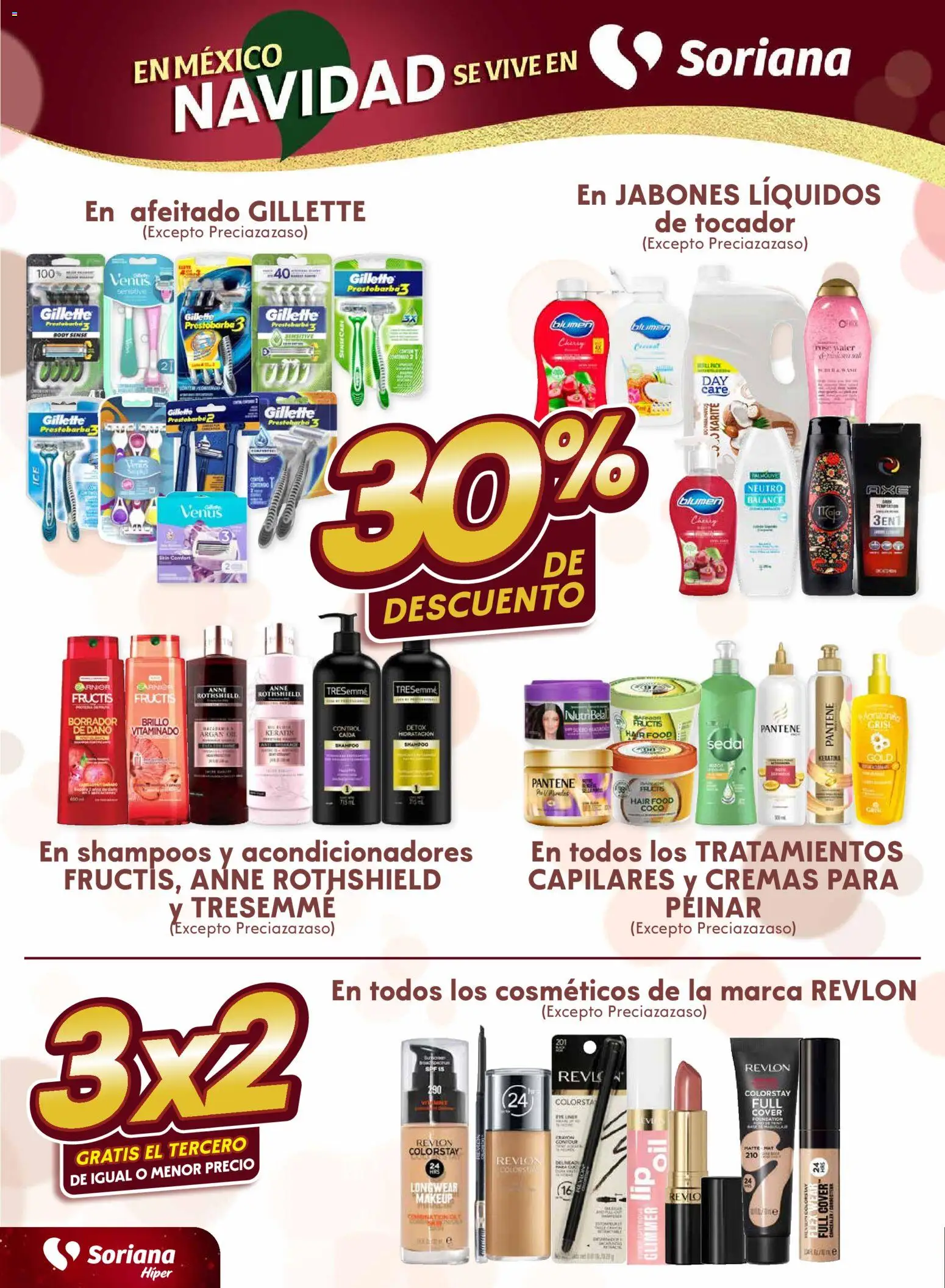 Nuevas ofertas de Soriana válidas en toda la República Mexicana desde el 04.12.2025. ¡Encuentra las mejores ofertas en Soriana - Fin de Semana Híper: Nuevo León, Ciudad Victoria y Tampico! | Página: 4 | Productos: Brillo, Body