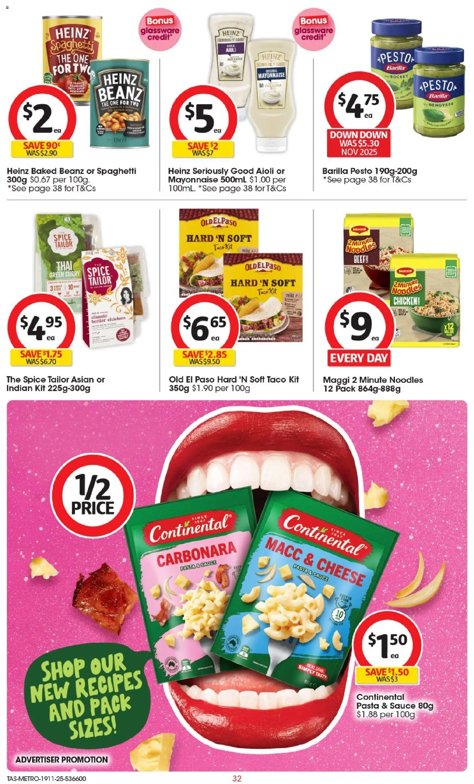 Coles catalogue - valid from 19.11.2025 | Page: 33 | Products: Cheese, Chicken, Noodles, Sauce